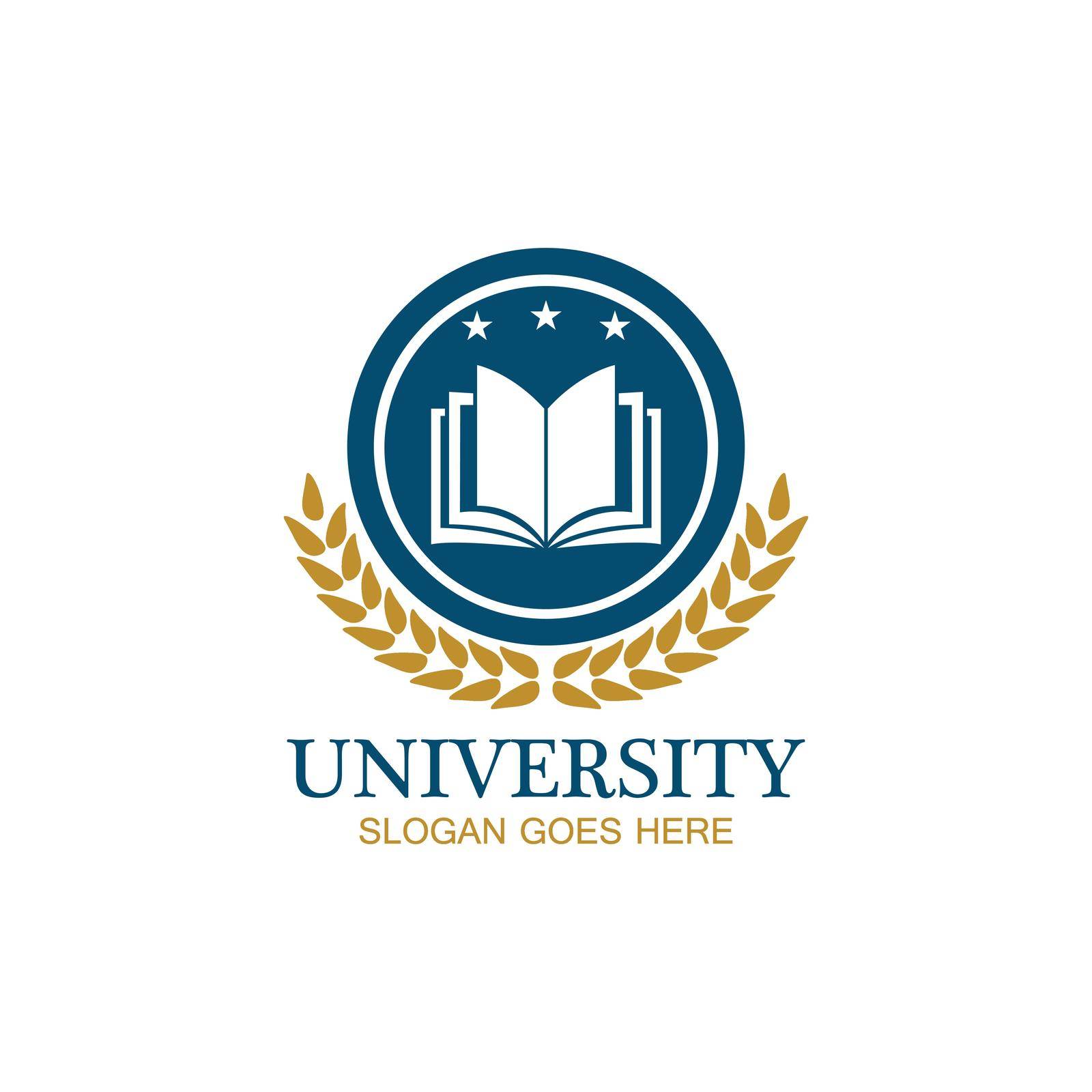 University, Academy, School and Course logo design template by Graphicindo
