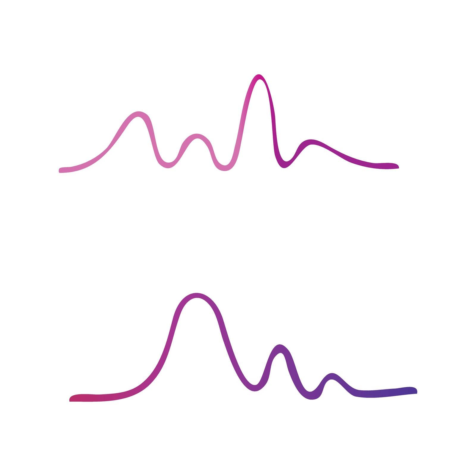 Sound waves vector illustration by Redgraphic