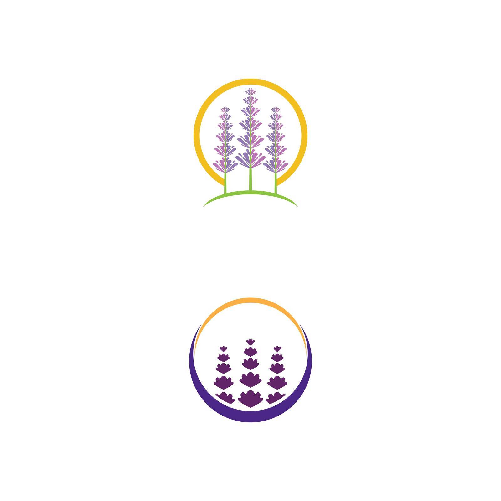 Lavender Logo Template vector symbol by Redgraphic