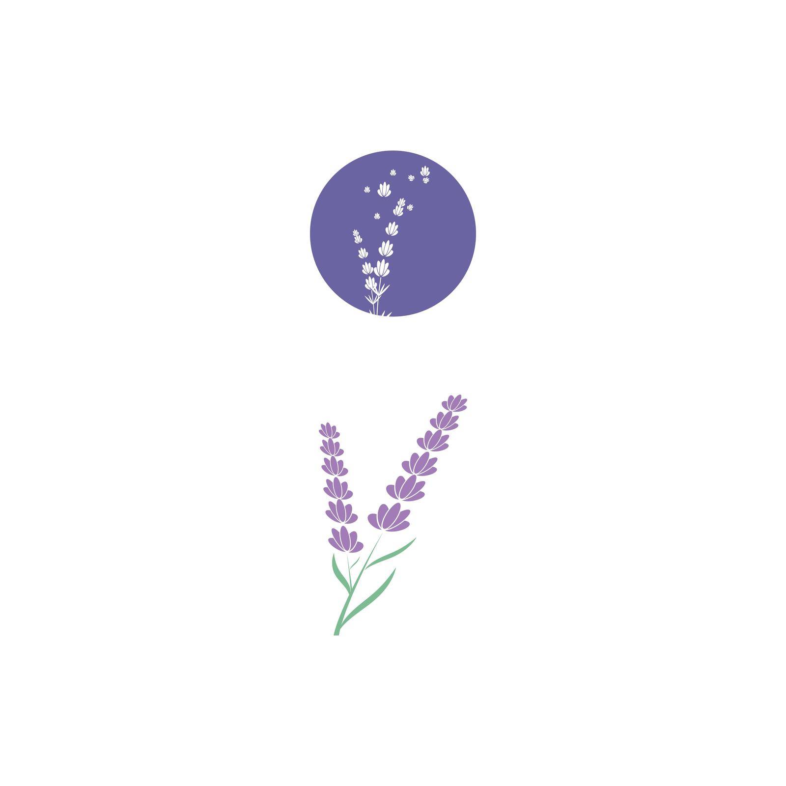 Lavender Logo Template vector symbol by Redgraphic
