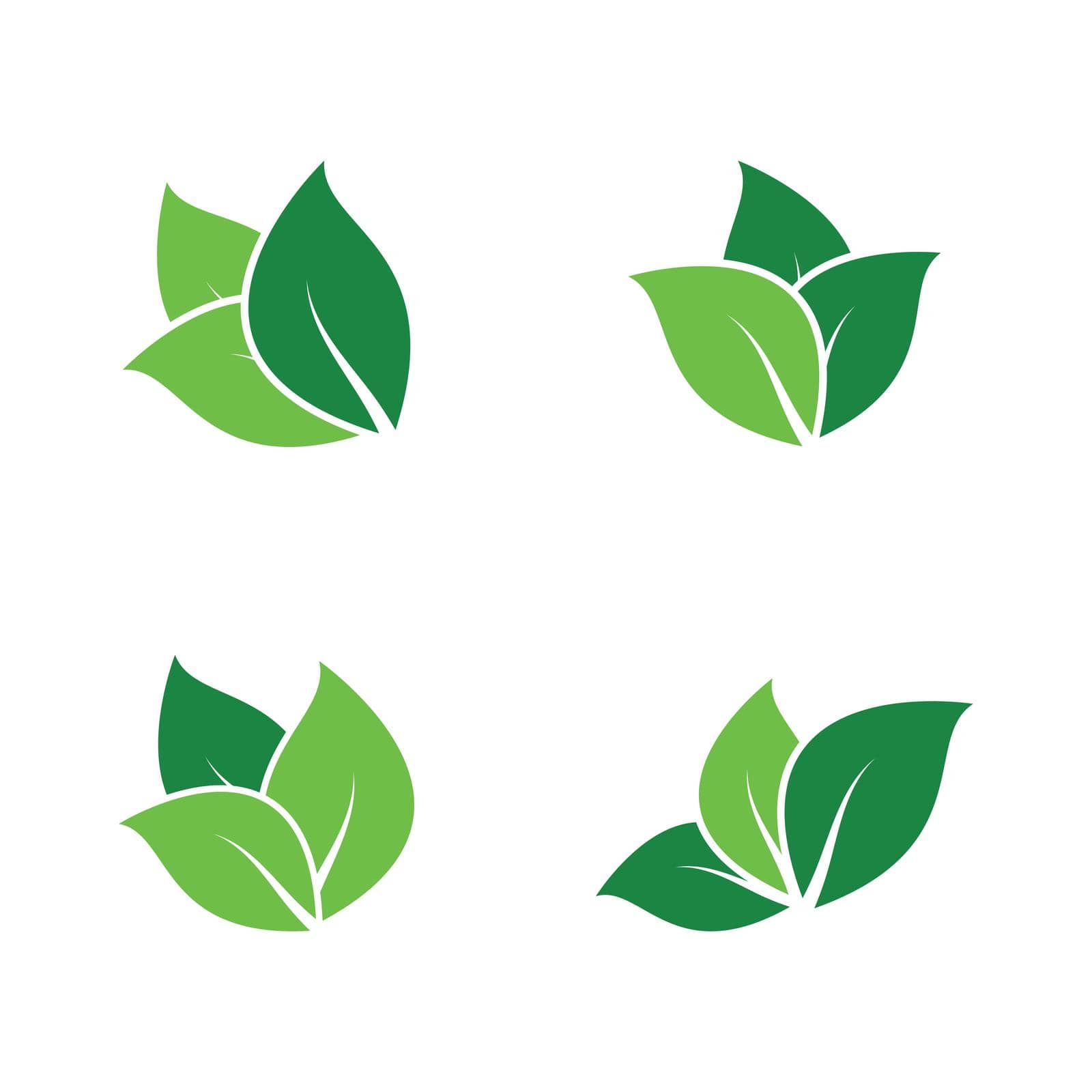 Leaf symbol vector icon and symbol by ichadsgn