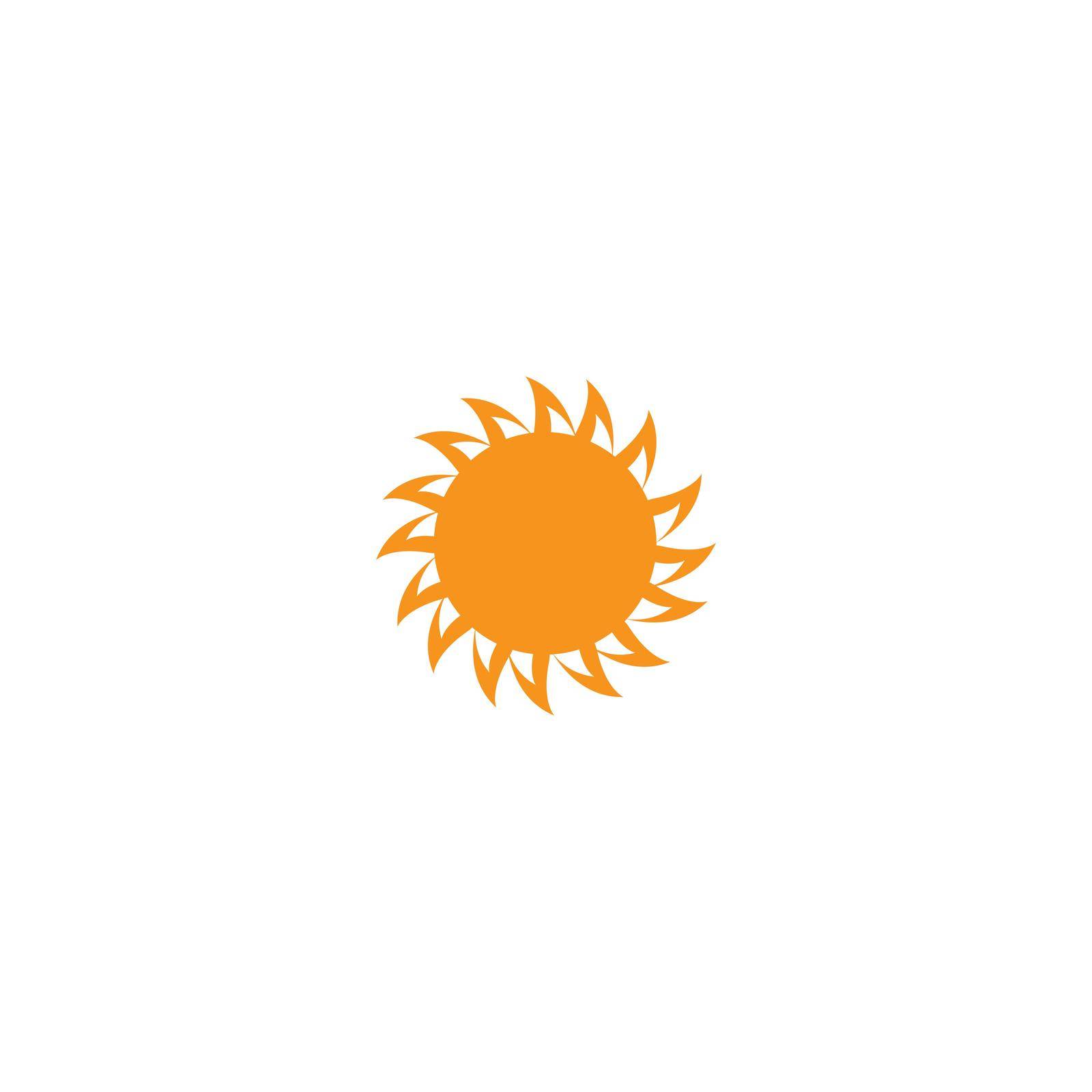 Sun logo and symbols star icon web Vector by Graphicindo