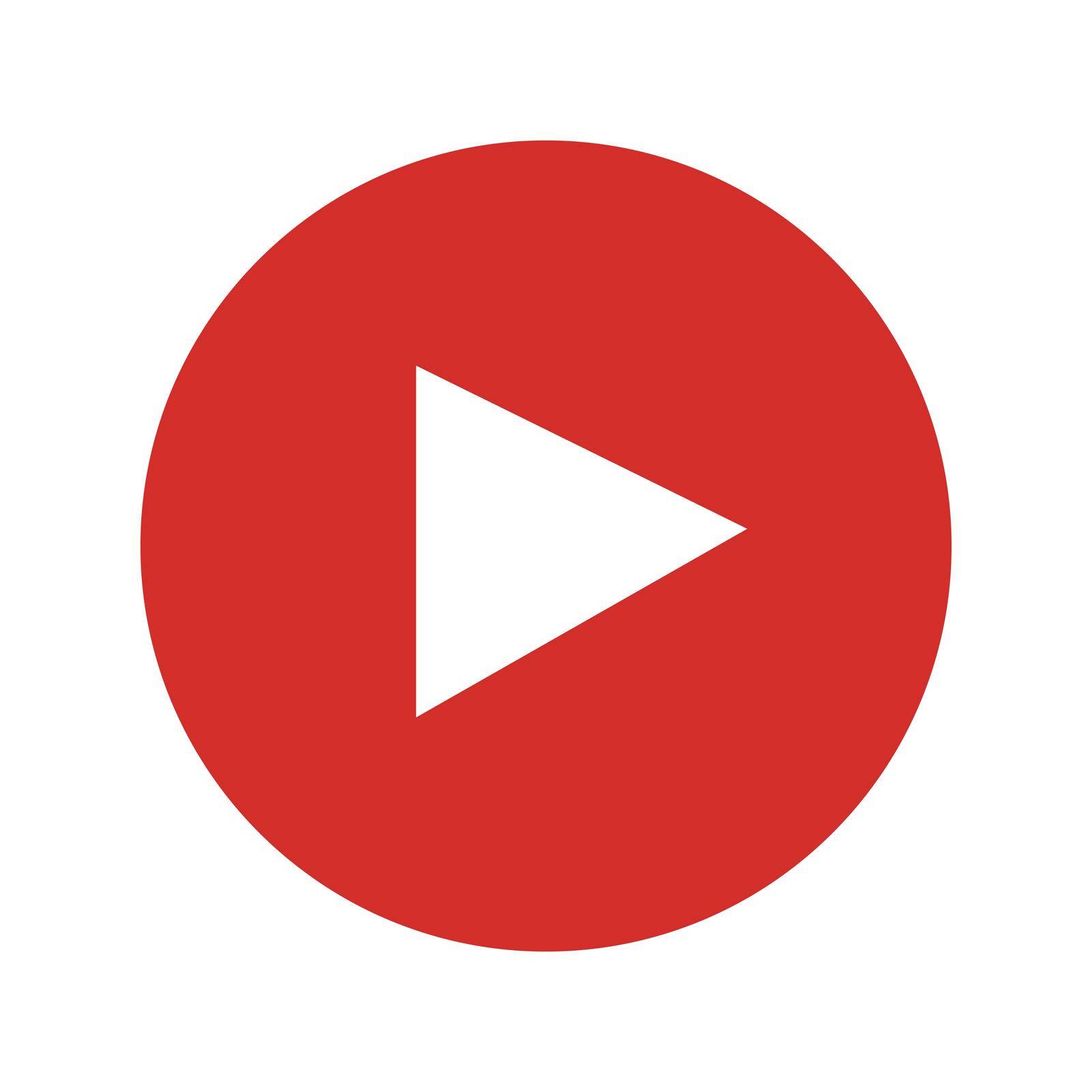Play button. Play video and music. Editable vector.