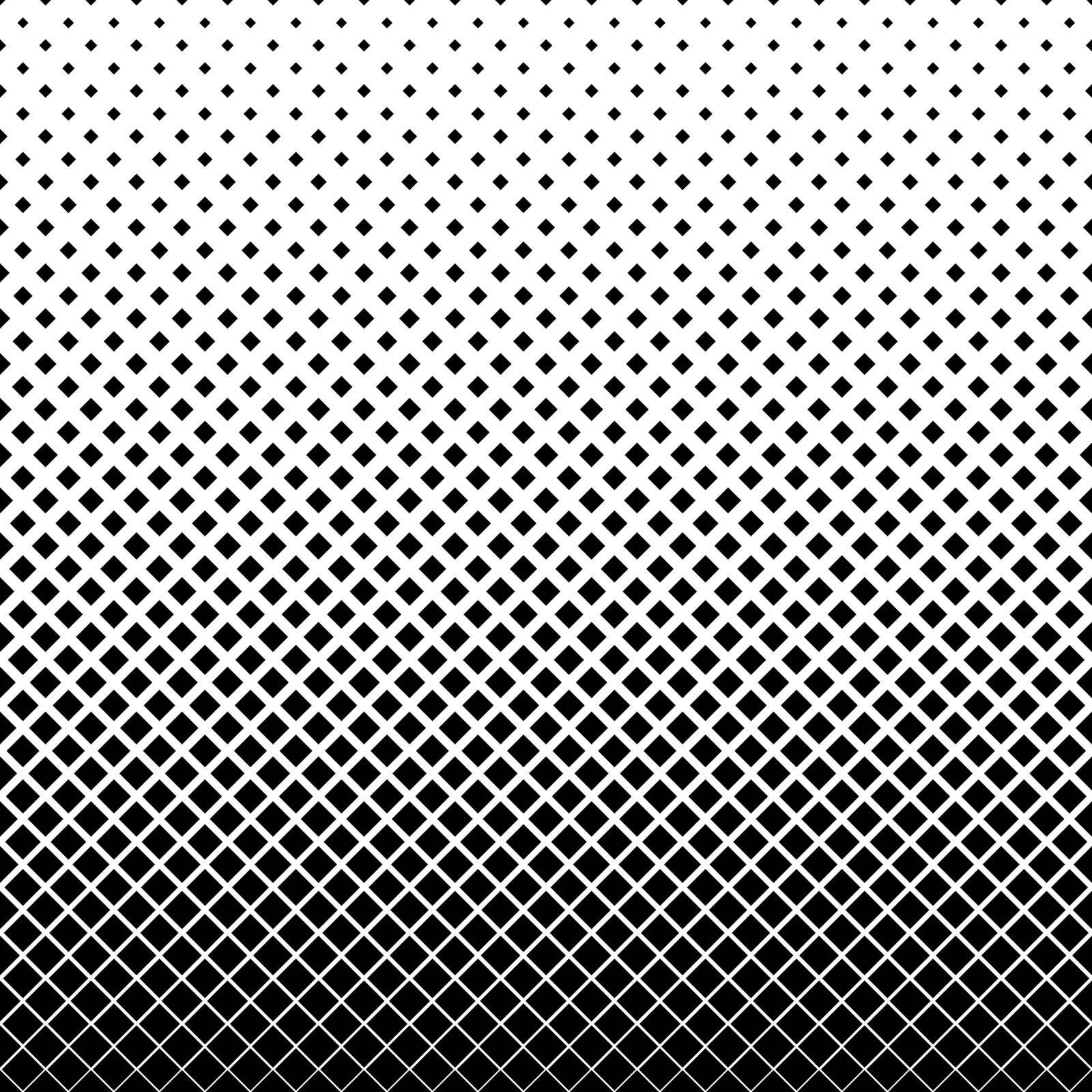 Geometric halftone pattern of black squares on a transparent background. Vector illustration. EPS 10 by TopRated