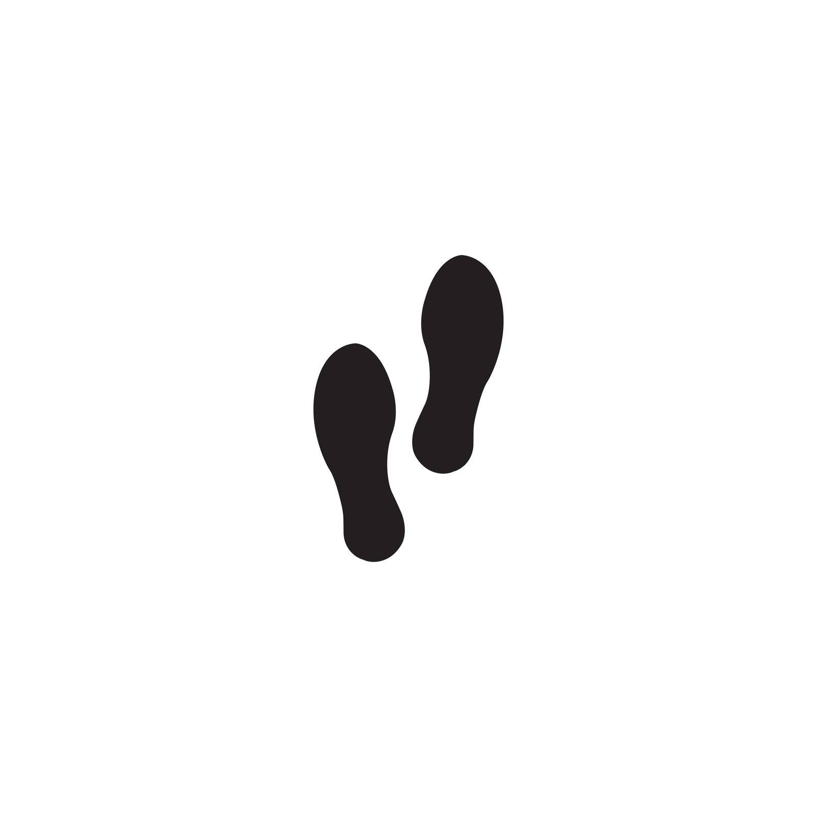 feet icon vector , stock vector illustration flat design style