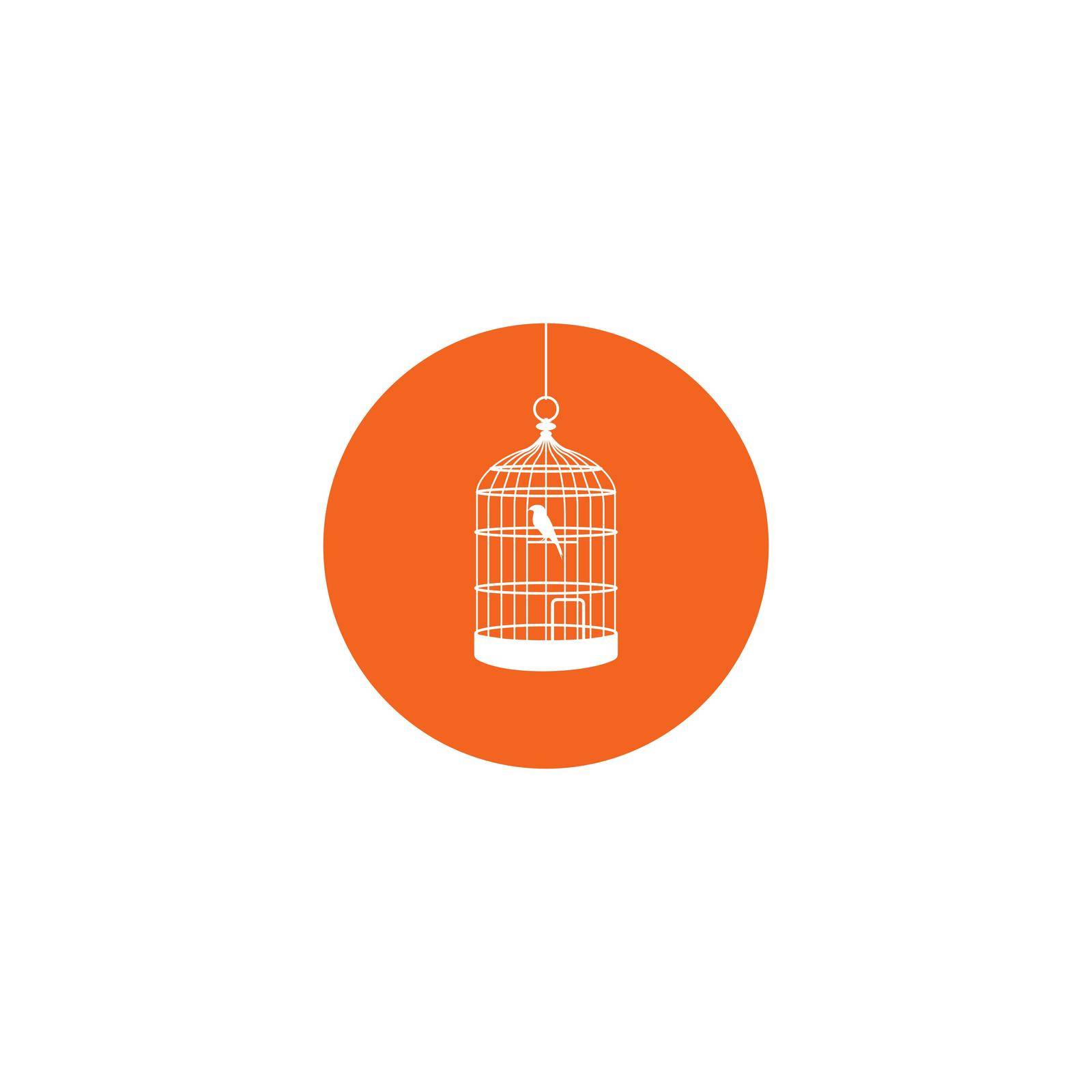 Bird cage icon. by rnking
