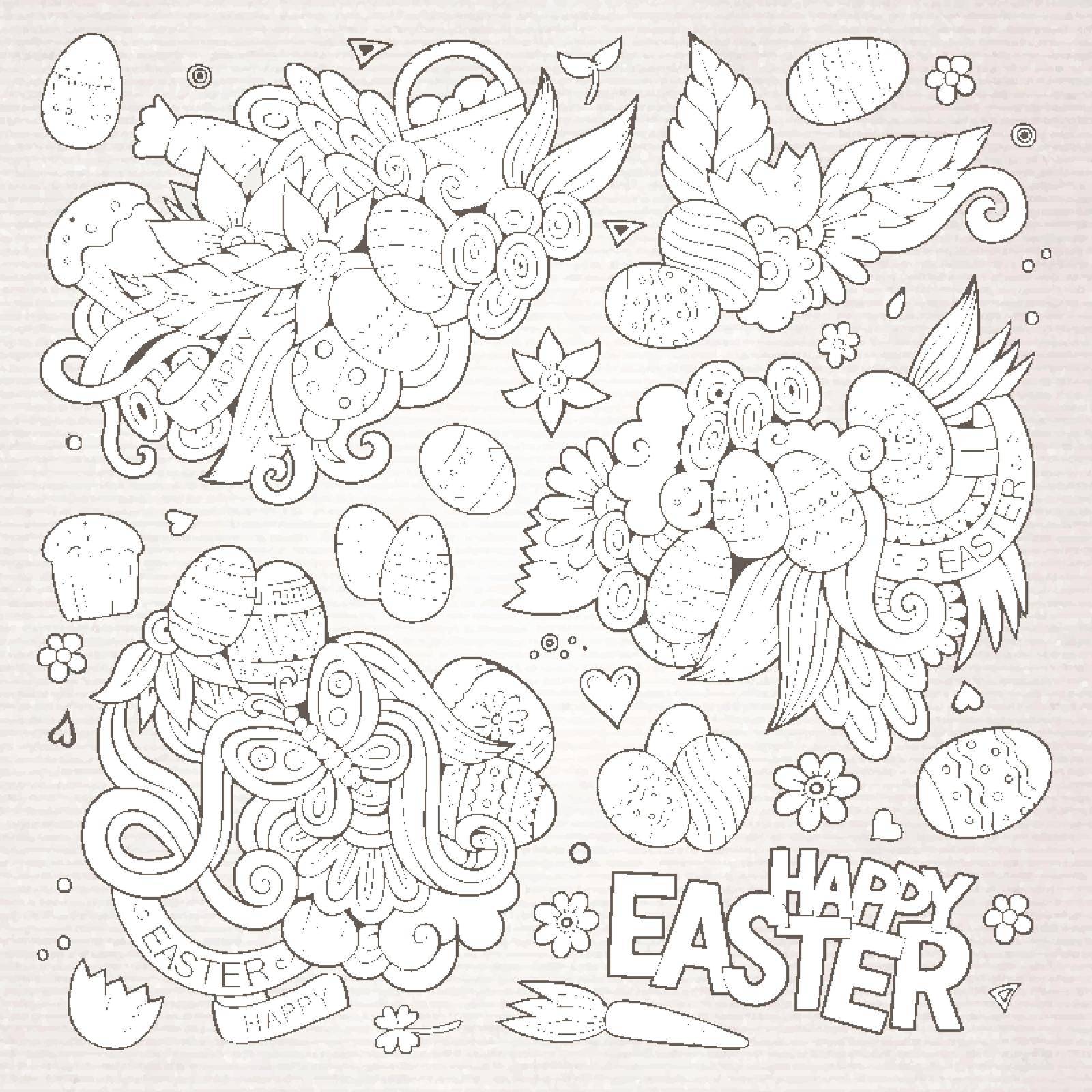 Easter vector symbols and objects by balabolka