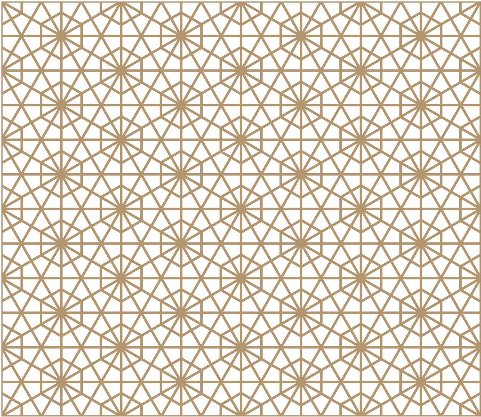 Seamless based on Kumiko pattern in color lines of medium thickness