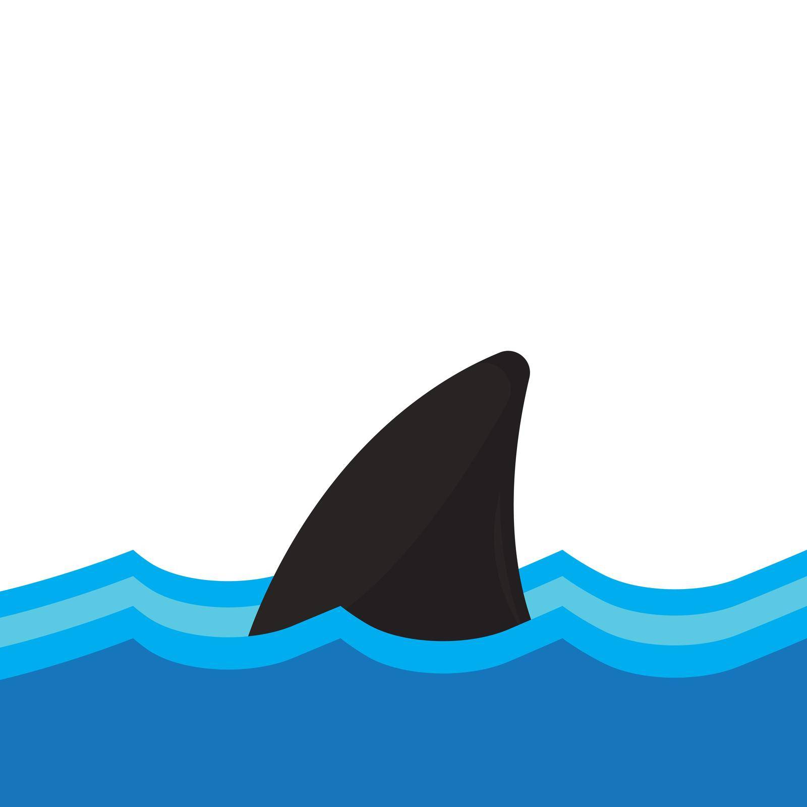 shark fin icon by rnking