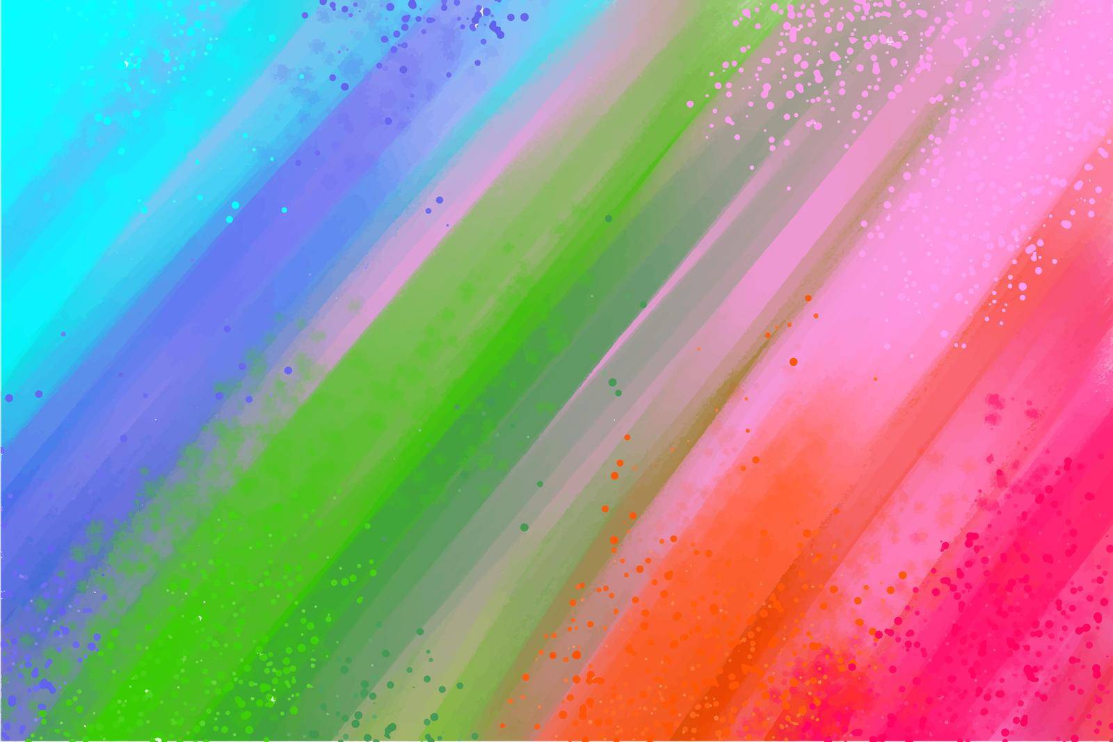 Rainbow watercolor background, all colors of the rainbow, vector illustration, background for a banner