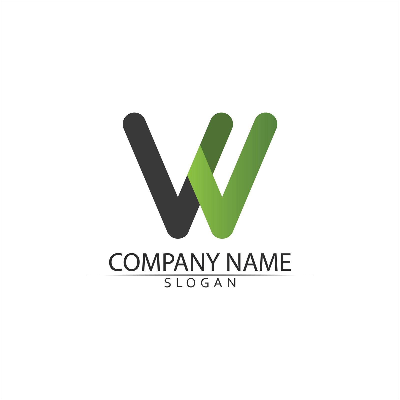 W Letter Logo Template by Anggasaputro