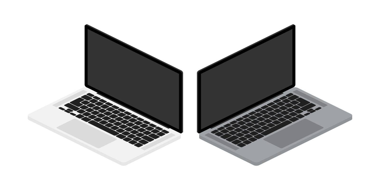 Flat mock up laptop for web site design. Awesome mock up laptop, great design for any purposes. by Vector-Up