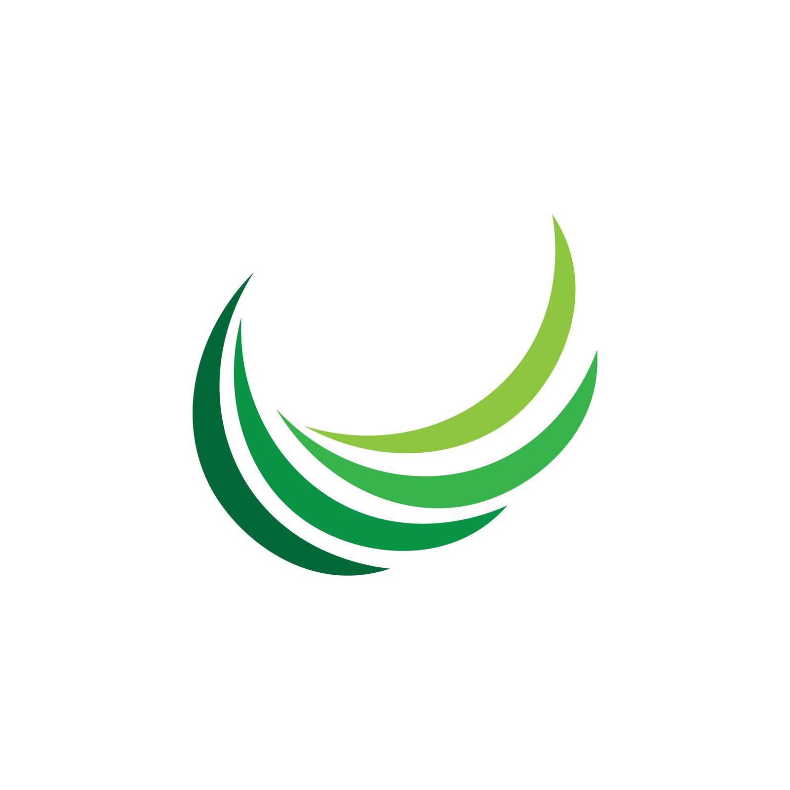 Wind icon logo free vector 
