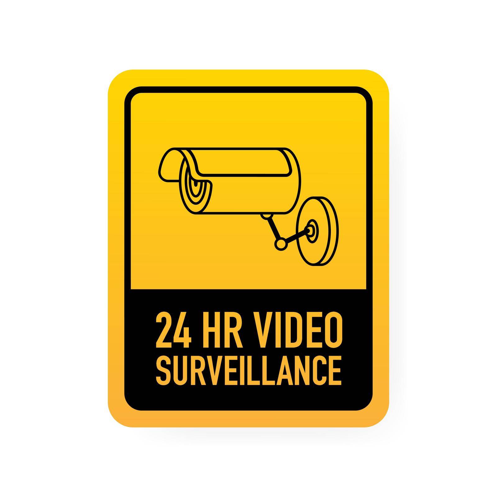 CCTV in operation. Security video, great design for any purposes. Isometric vector illustration. Security protection concept by Vector-Up