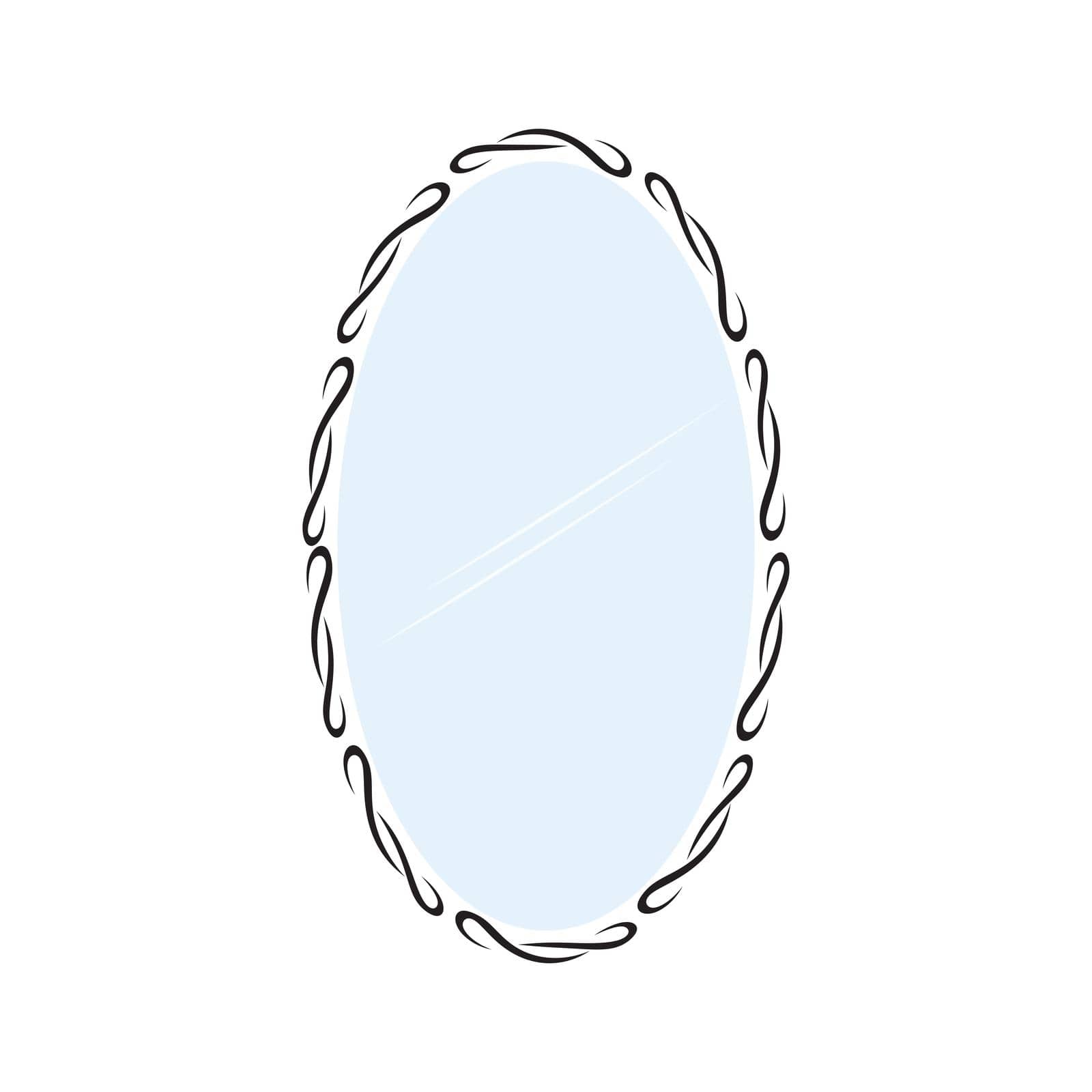 Mirror icon template vector design