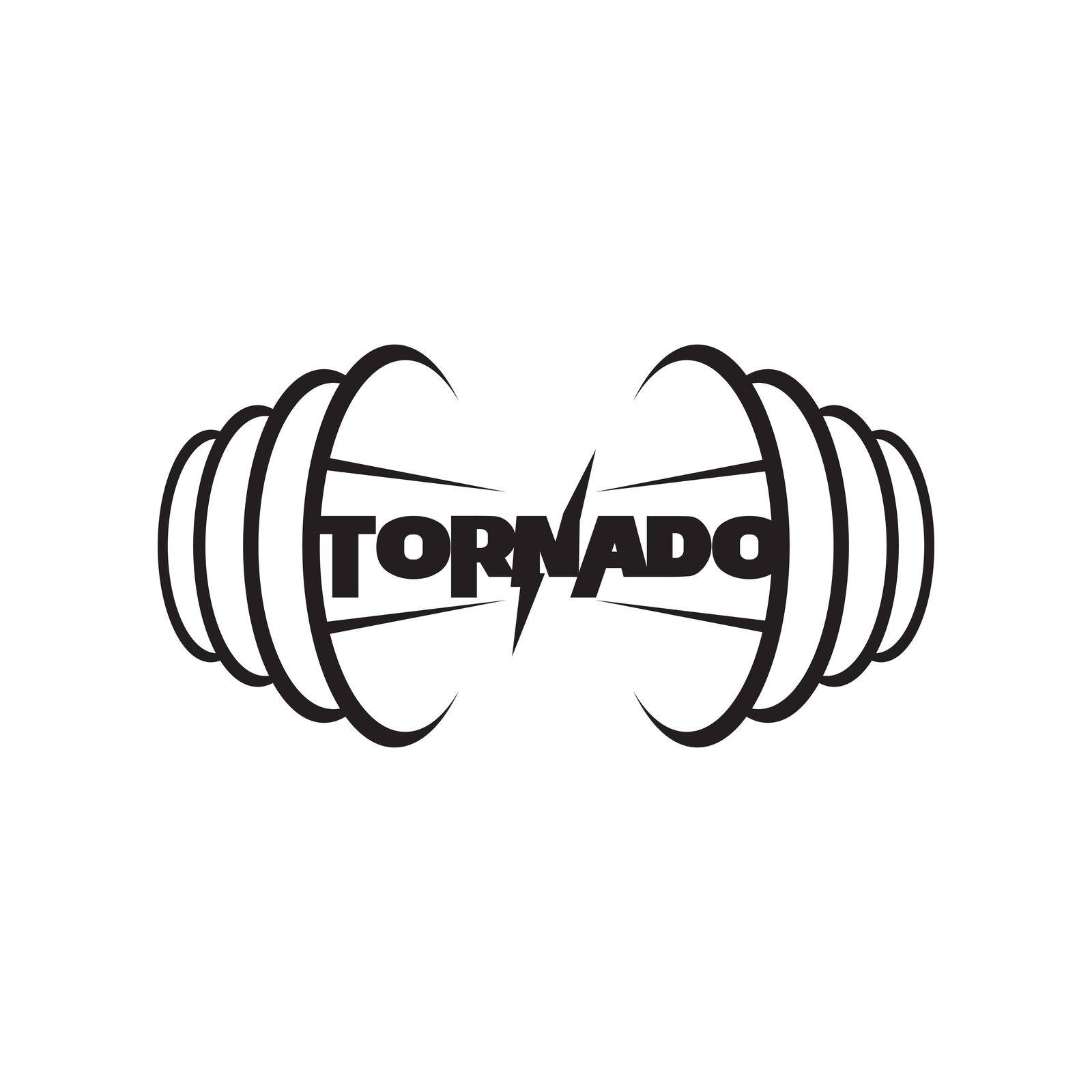 storm and tornado logo design vector by Anggasaputro