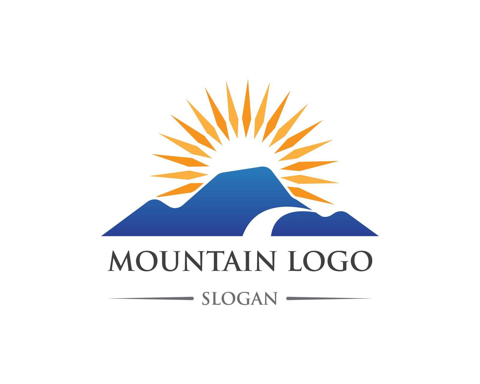 Mountain icon Logo Business Template by awk