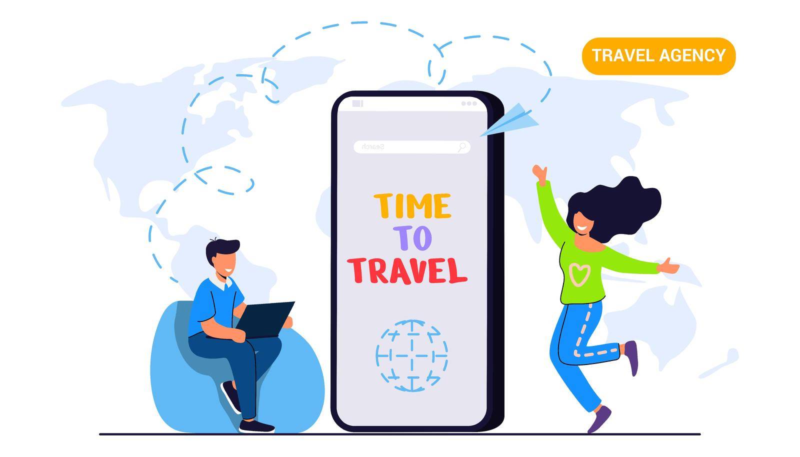 Travel around the world Time to travel Travel Agency by JulsIst