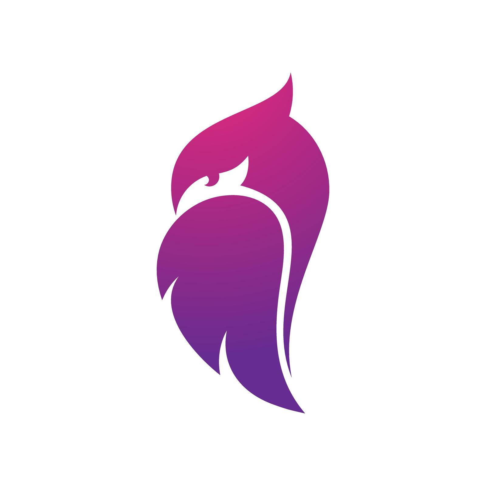 Owl logo vector icon by awk