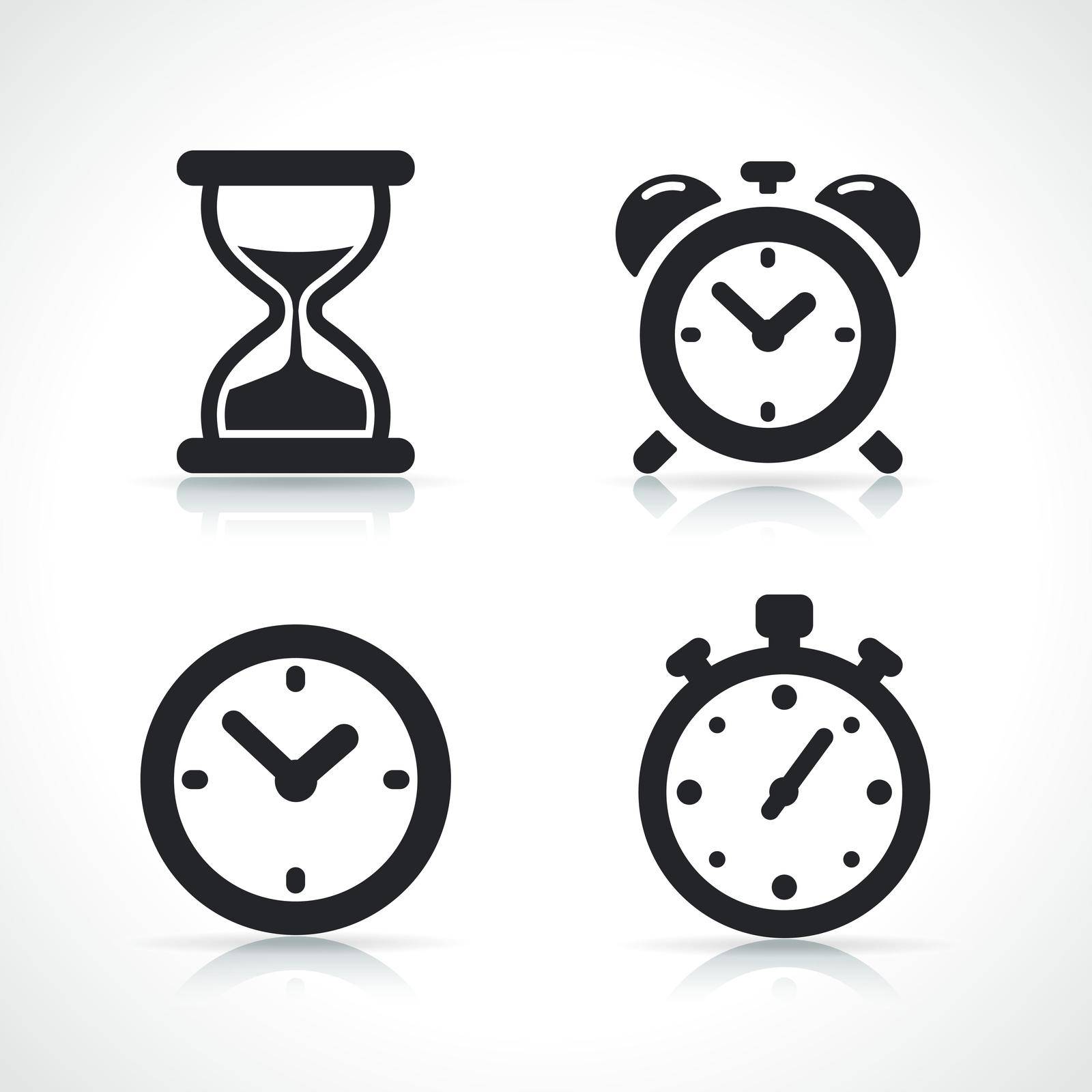 various time icons isolated by Francois_Poirier