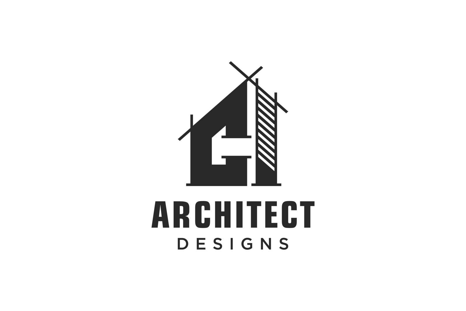 Letter C Simple modern building architecture logo design with line art skyscraper graphic by liaanniesatul
