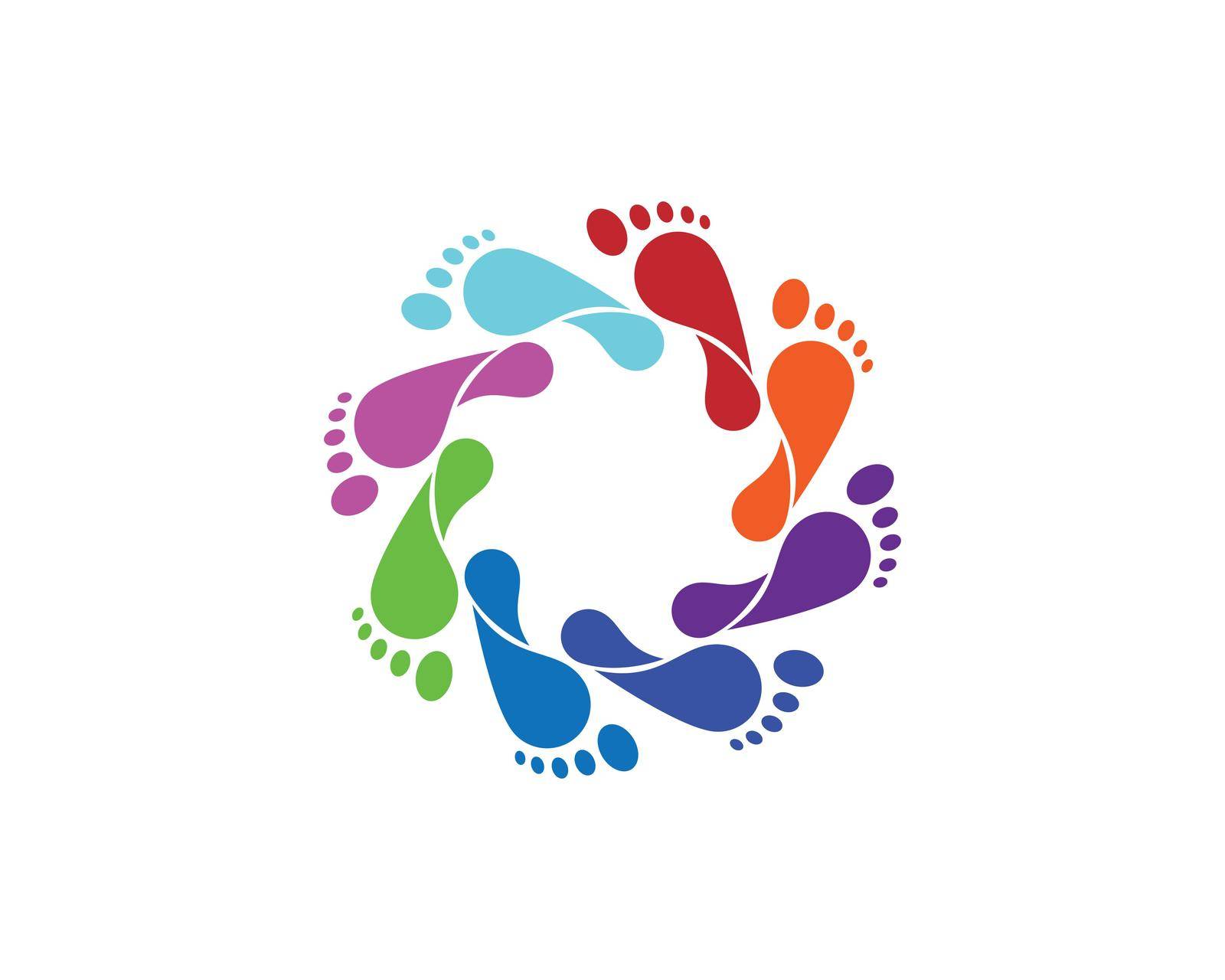 foot Logo vector by Amin89