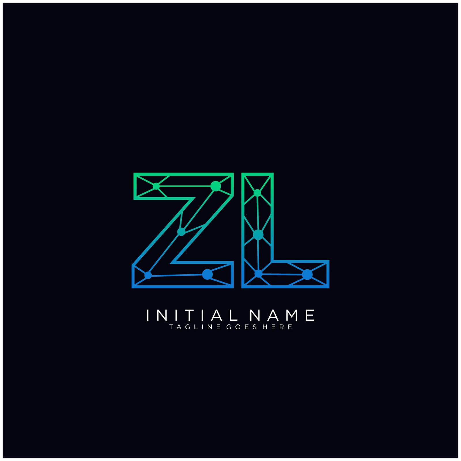 ZL Letter logo icon design template elements by liaanniesatul