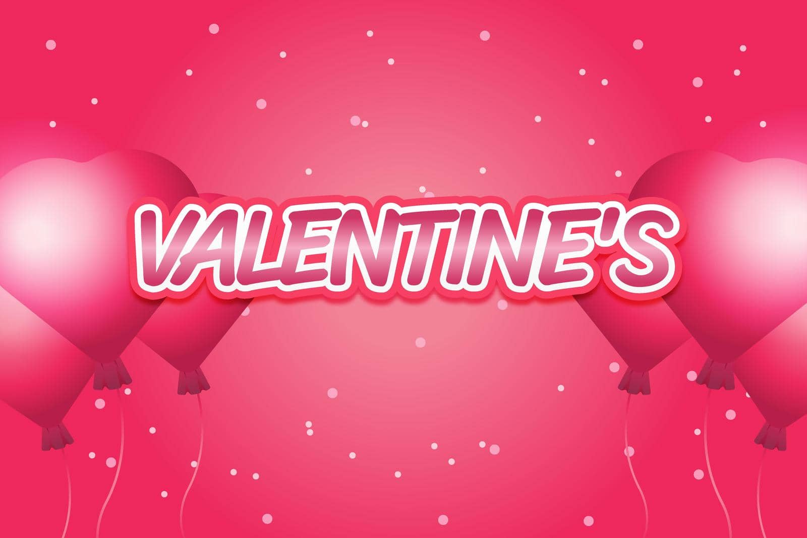 Editable valentines text effect , words and font can be changed