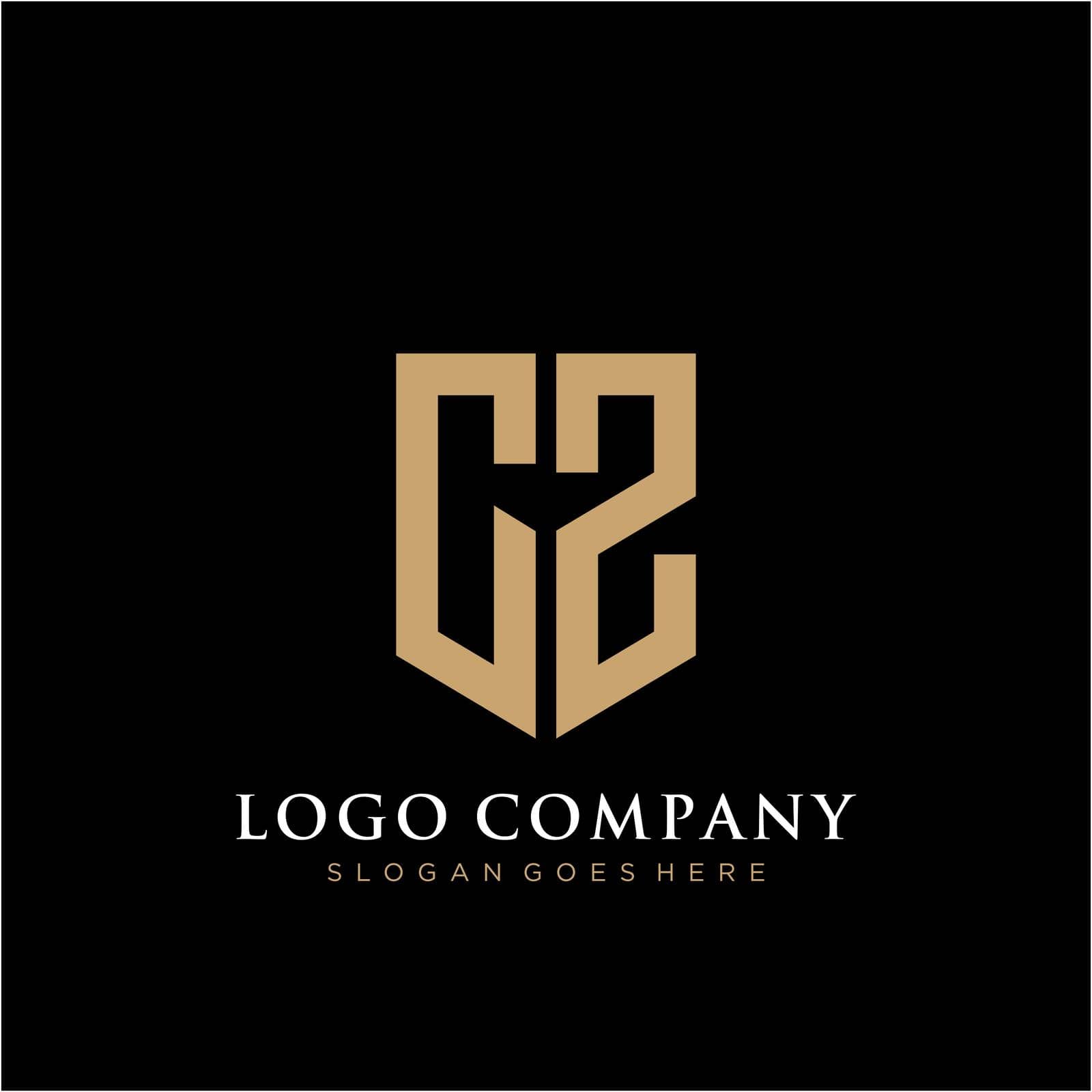 CZ Letter logo icon design template elements by liaanniesatul