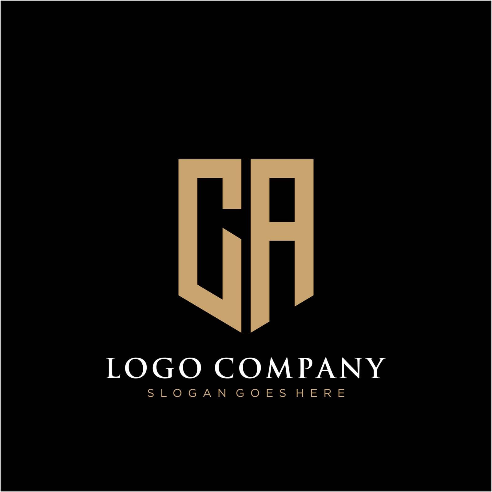 CA Letter logo icon design template elements by liaanniesatul