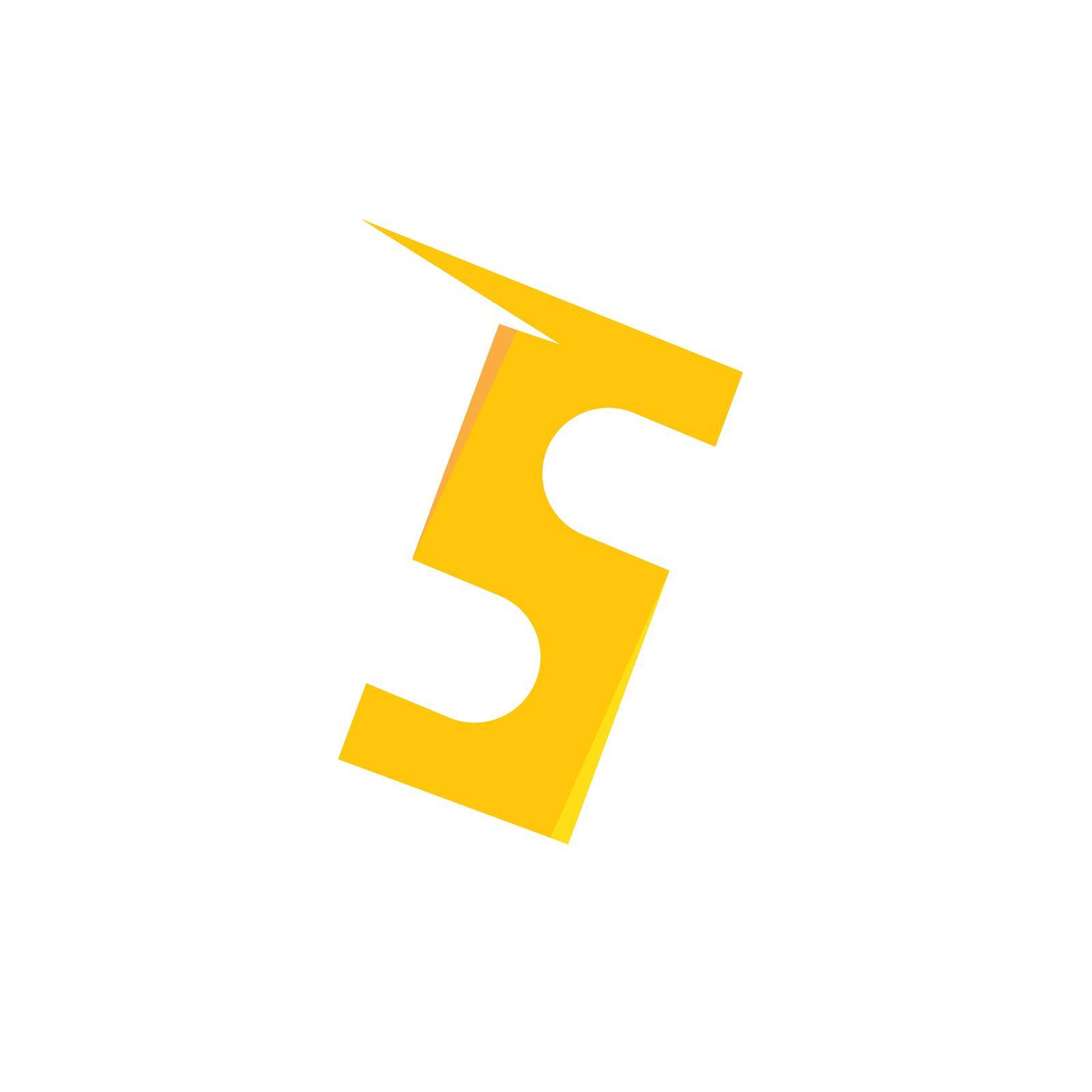 S letter icon vector illustration design  template web
