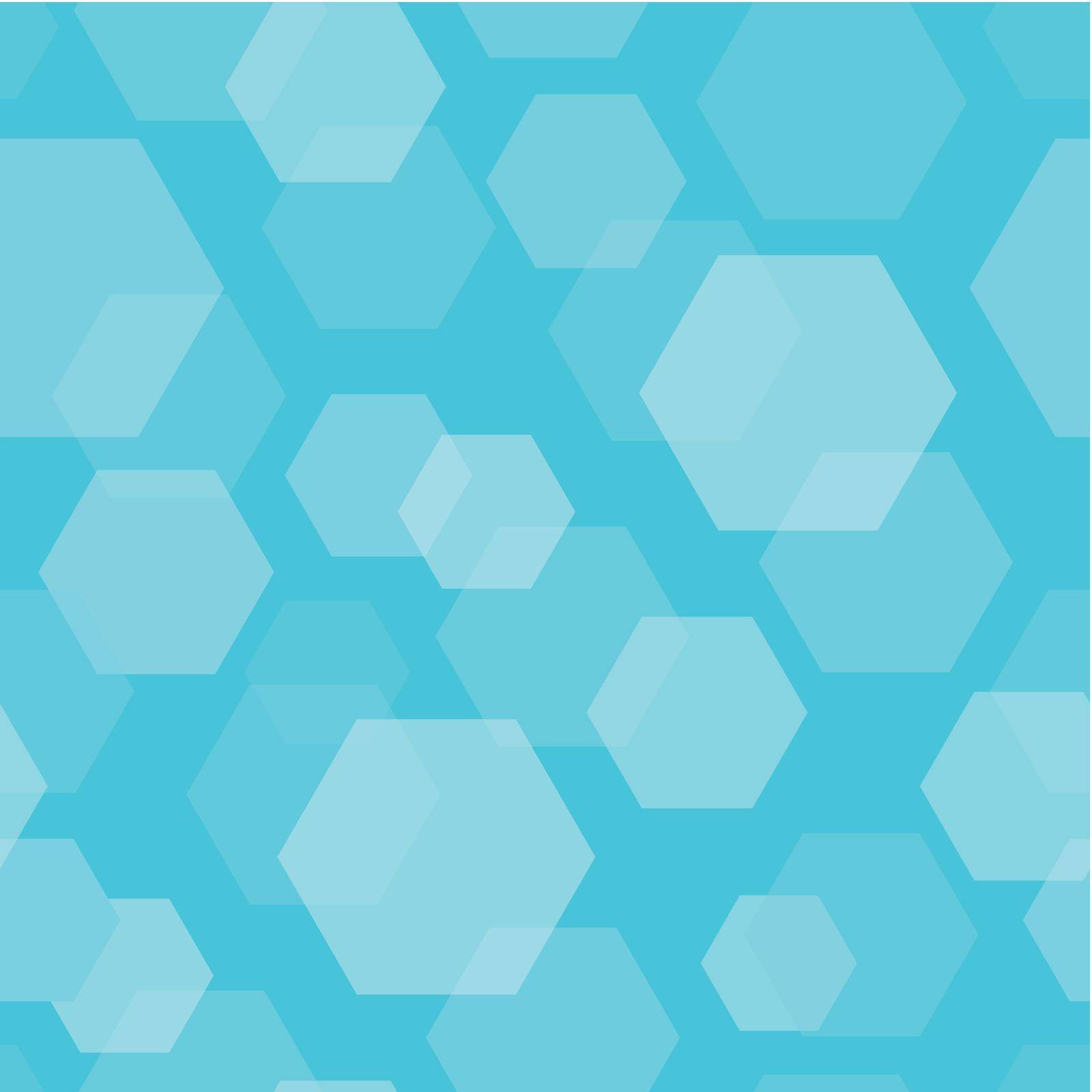Vector Background with Hexagon by macroarting