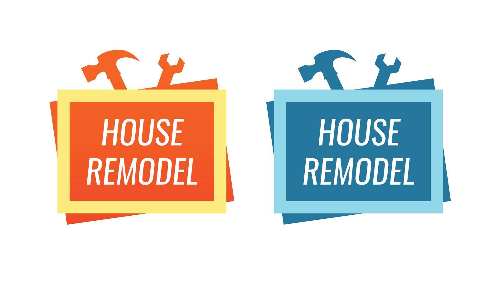 House Remodel - Style Logo for Home Renovation Service