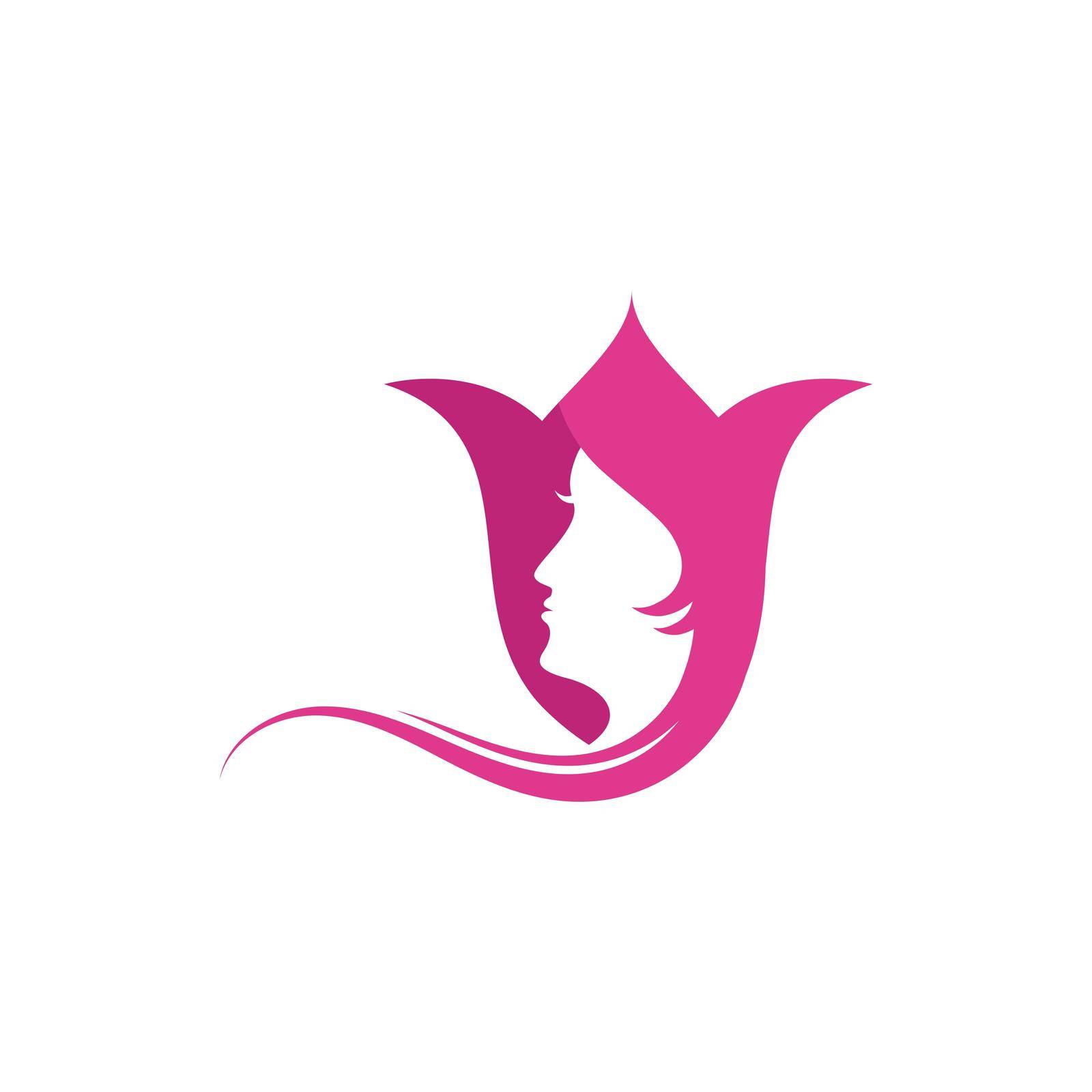 Woman face silhouette by hypeStudio