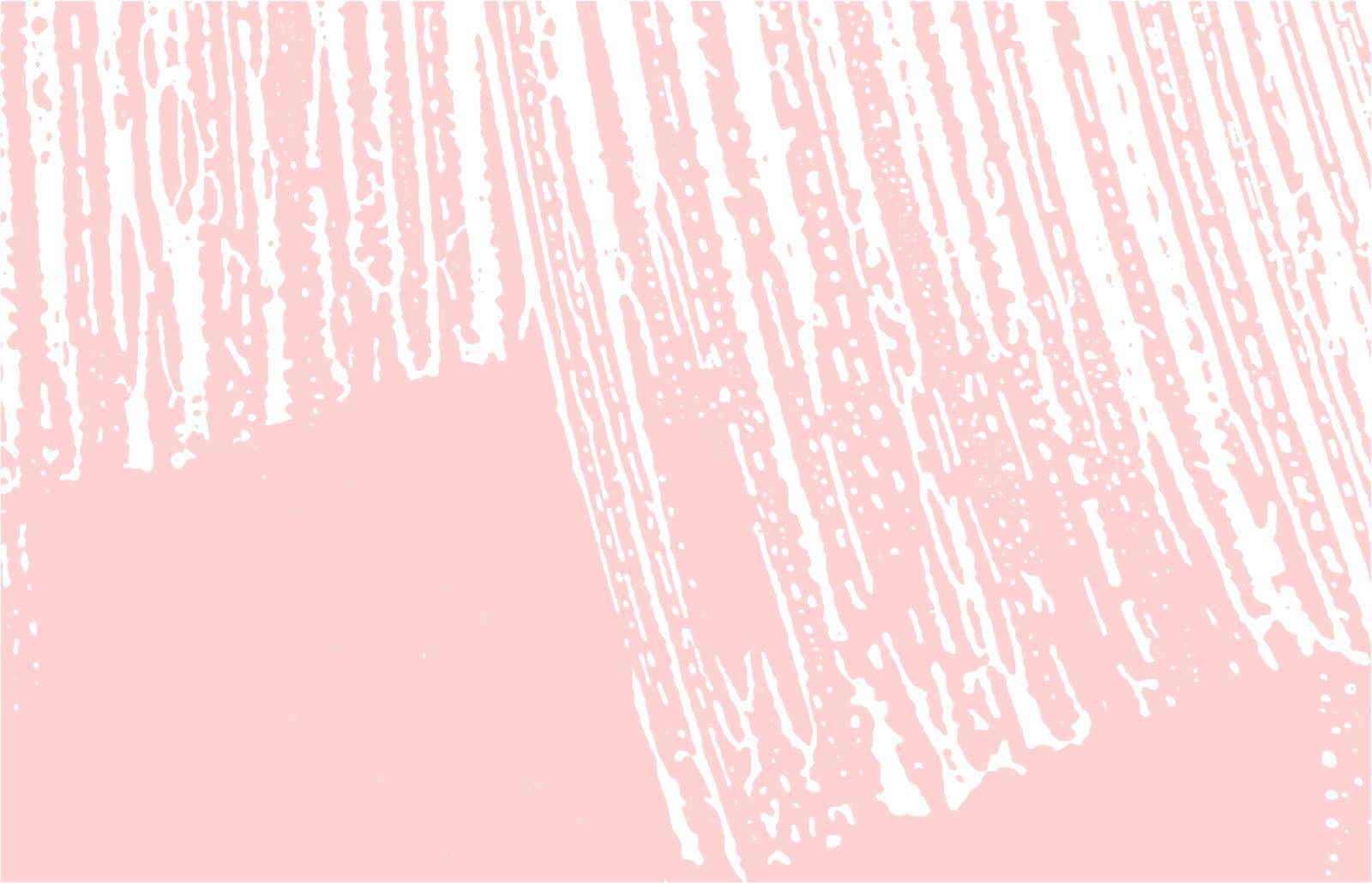 Grunge texture. Distress pink rough trace. Graceful background. Noise dirty grunge texture. Perfect artistic surface. Vector illustration.