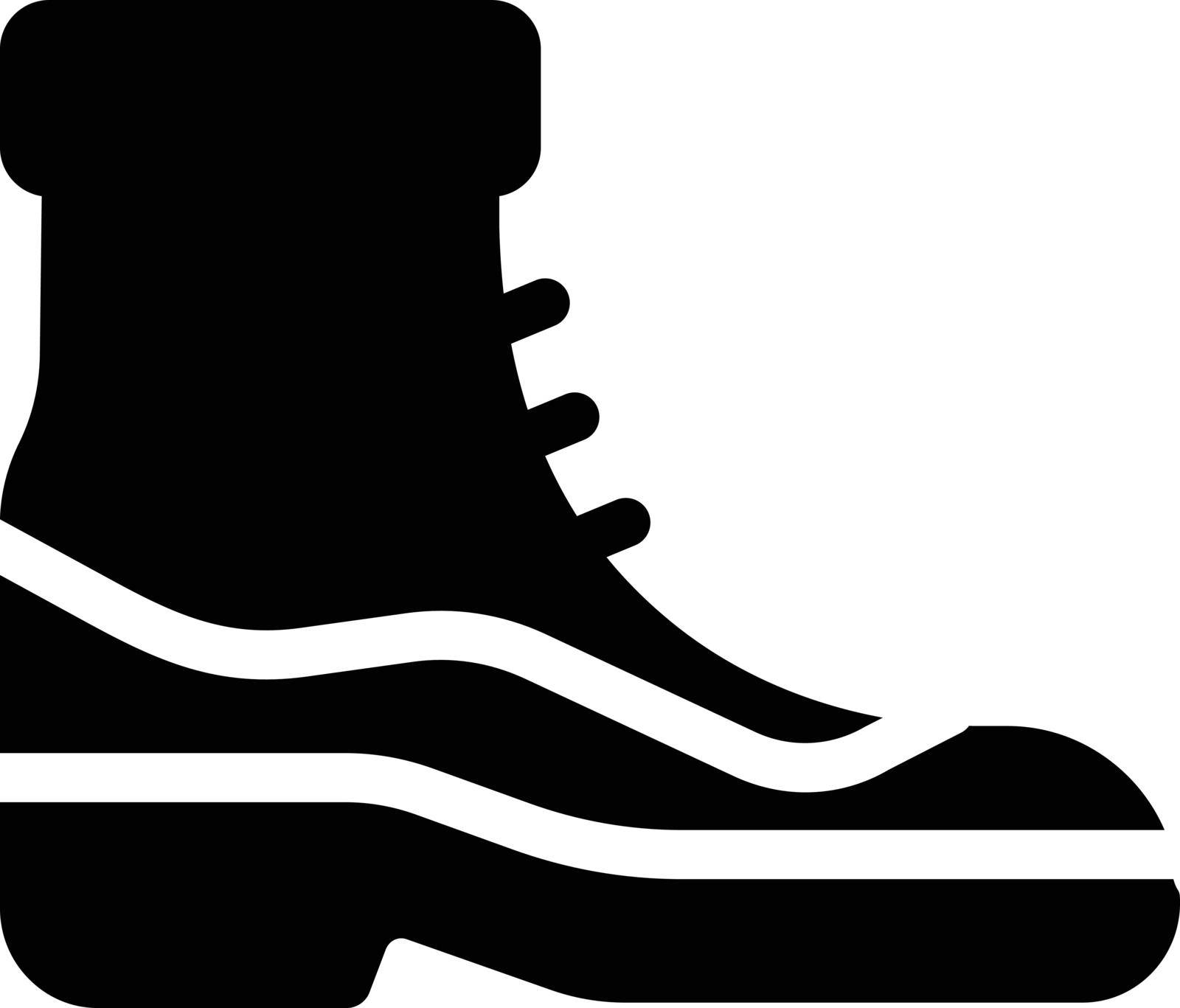 footwear Vector illustration on a transparent background. Premium quality symmbols. Glyphs vector icons for concept and graphic design.