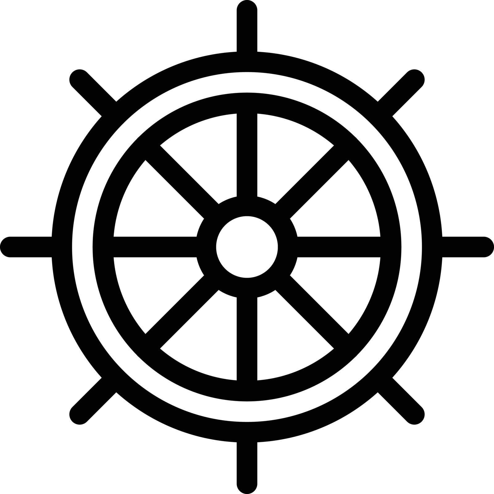 ship Vector illustration on a transparent background.Premium quality symbols.Thin line vector icon for concept and graphic design.