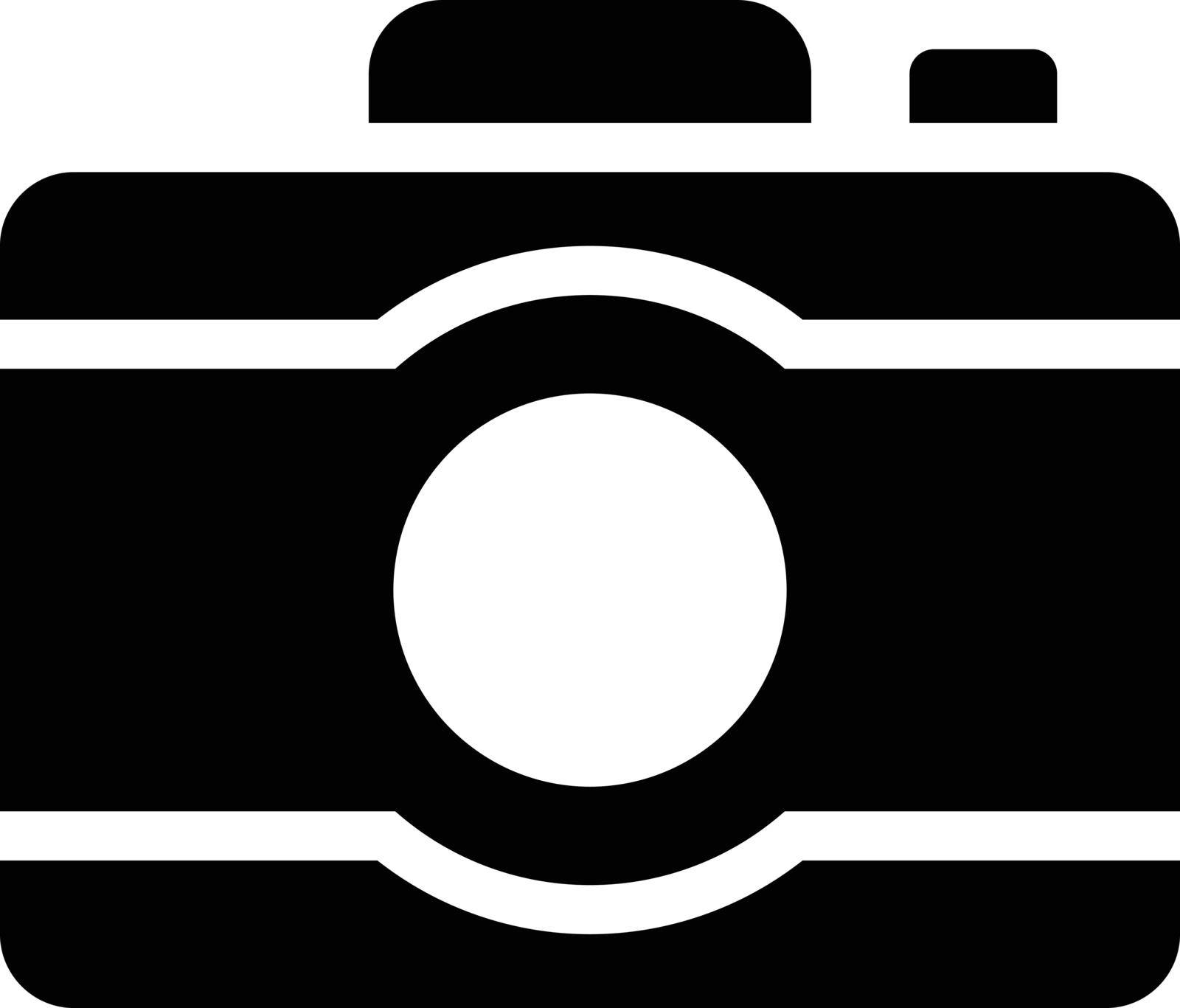 camera Vector illustration on a transparent background. Premium quality symmbols. Glyphs vector icons for concept and graphic design.