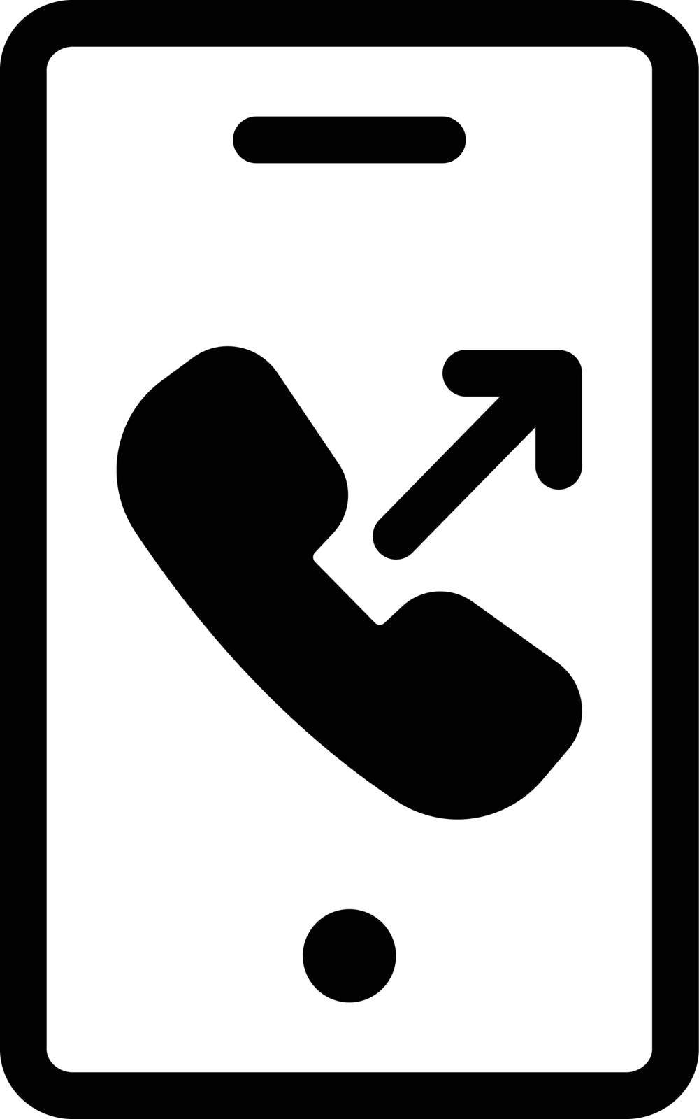 dial call Vector illustration on a transparent background. Premium quality symmbols. Glyphs vector icons for concept and graphic design.