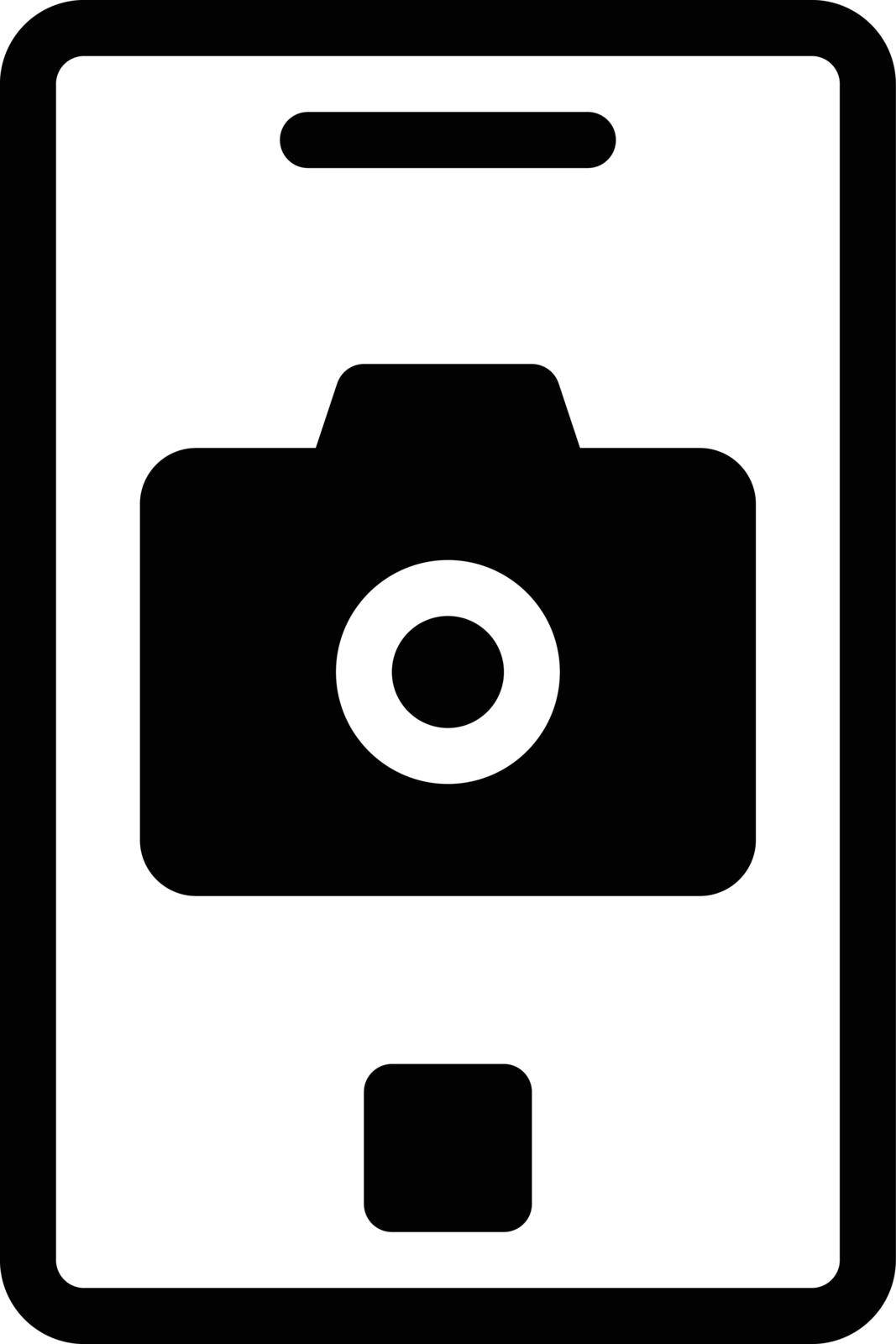 camera Vector illustration on a transparent background. Premium quality symmbols. Glyphs vector icons for concept and graphic design.