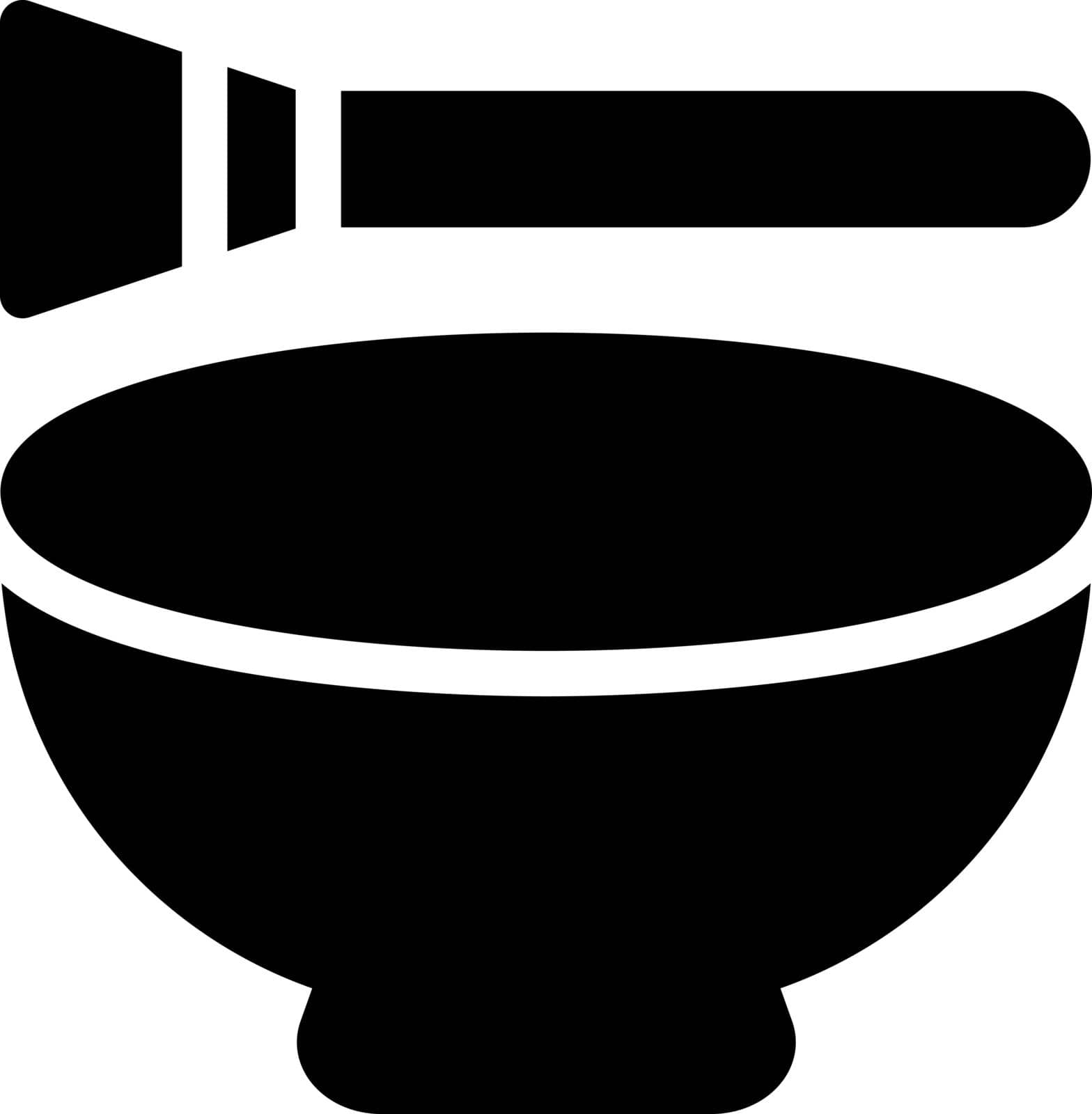 bowl vector illustration on a transparent background.Premium quality symbols.Glyph icons for concept and graphic design.