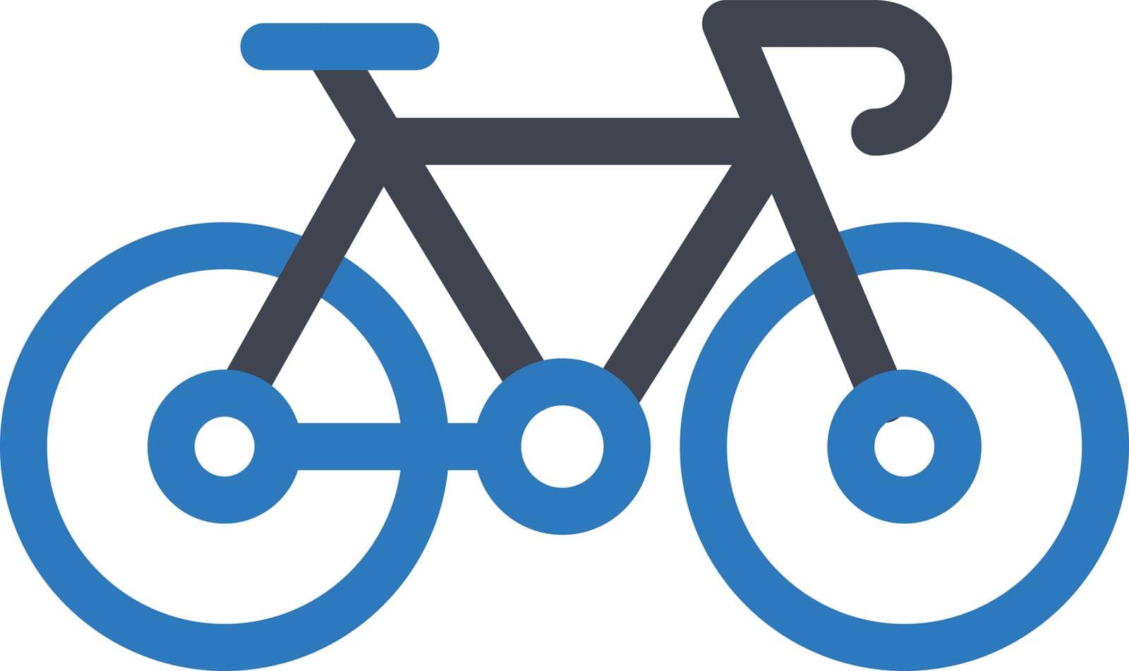 bicycle Vector illustration on a transparent background. Premium quality symmbols. Glyphs vector icons for concept and graphic design.