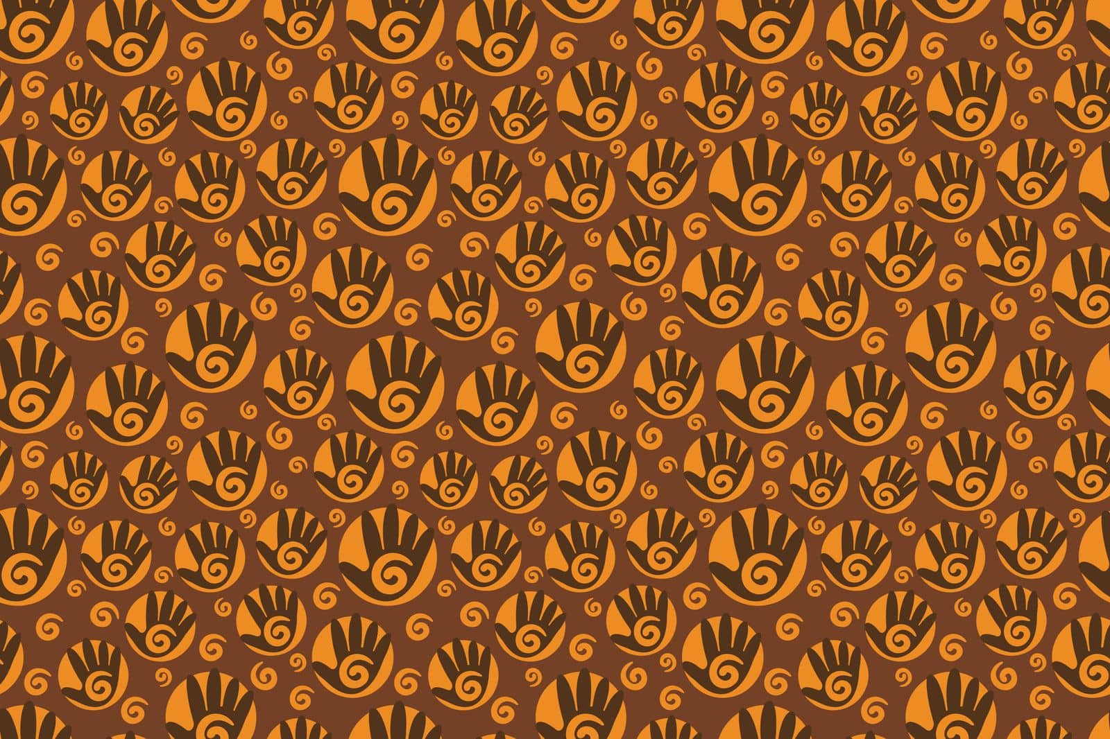 Tribal earth colored seamless pattern. Abstract ethnic woven textile technique vector print. African style colorful background. Vector illustration