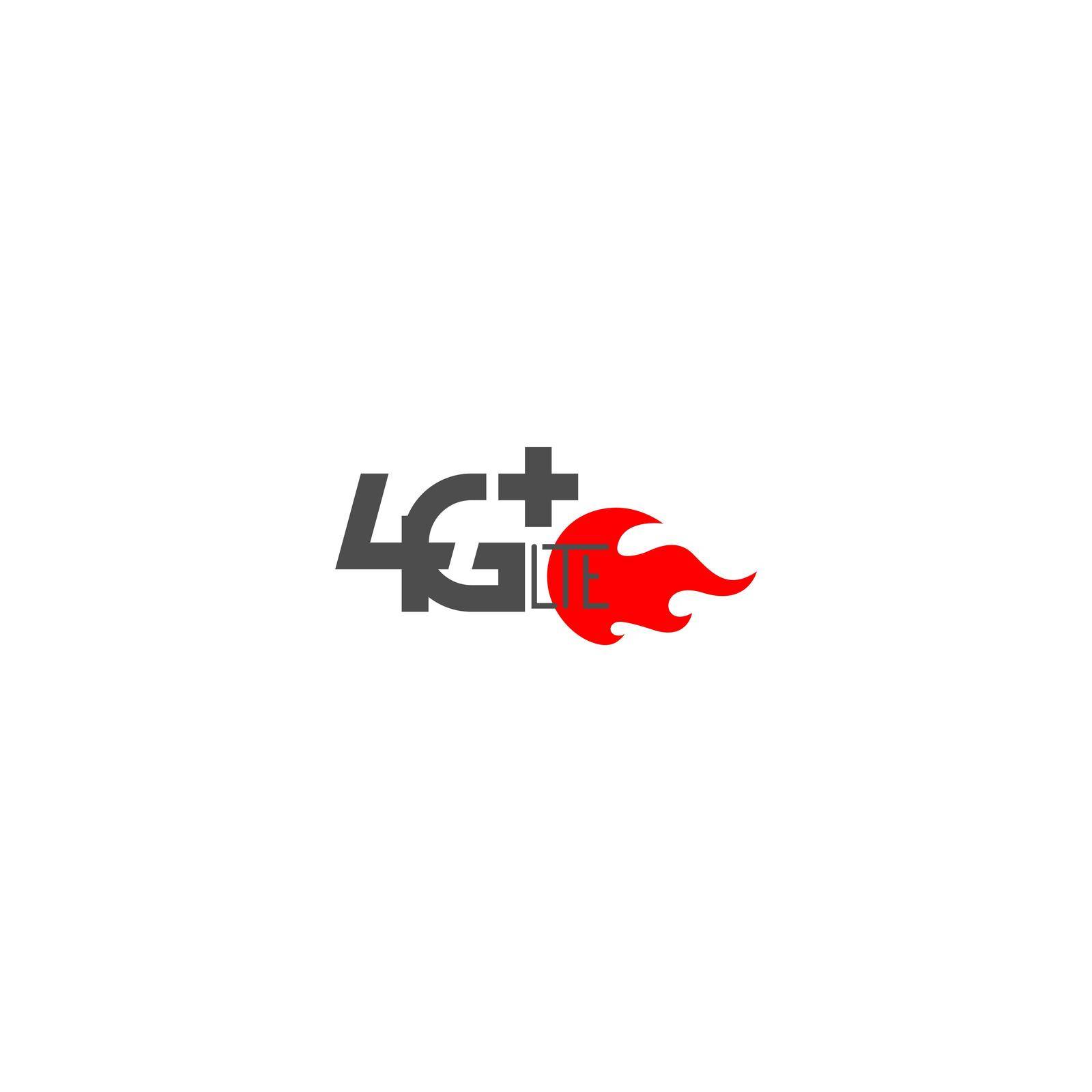 4G LTE logo icon illustration by bellaxbudhong3