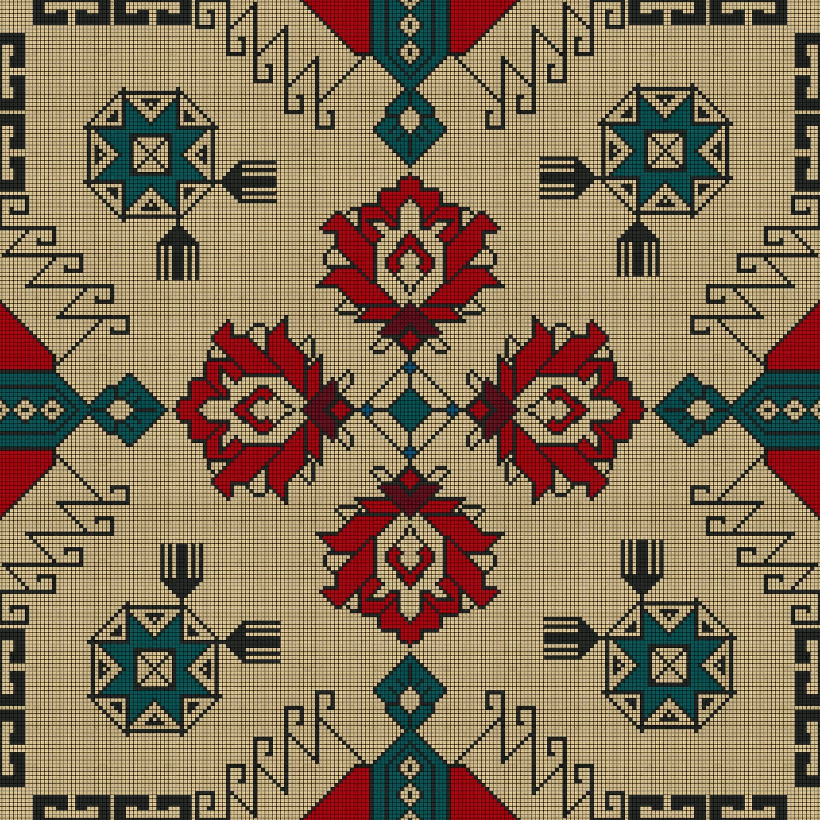 Kilim pattern 100 by Lirch
