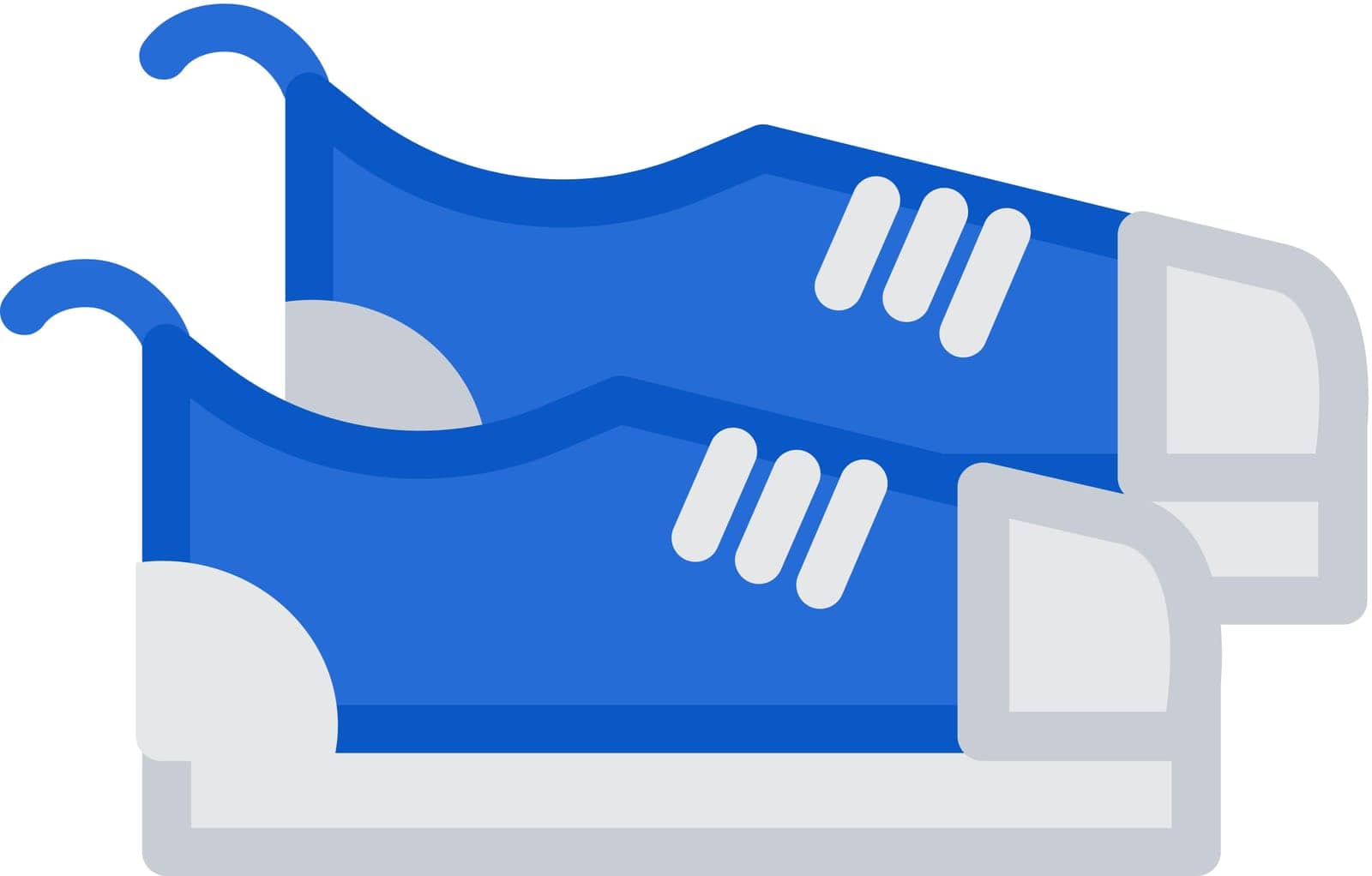 Sneaker sportive shoe for athlete icon vector by barsrsind