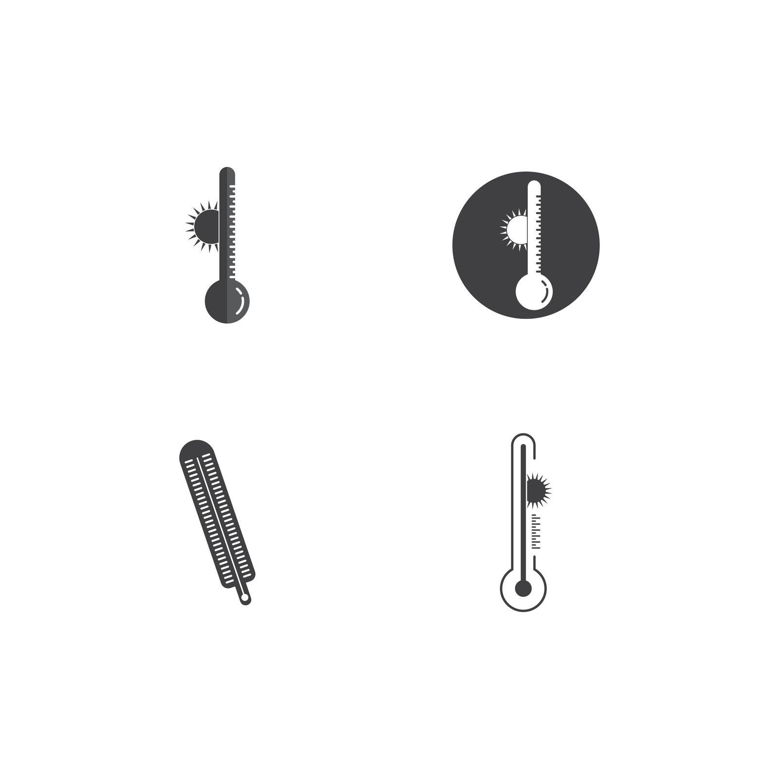 Thermometer Icon Vector Design Template
