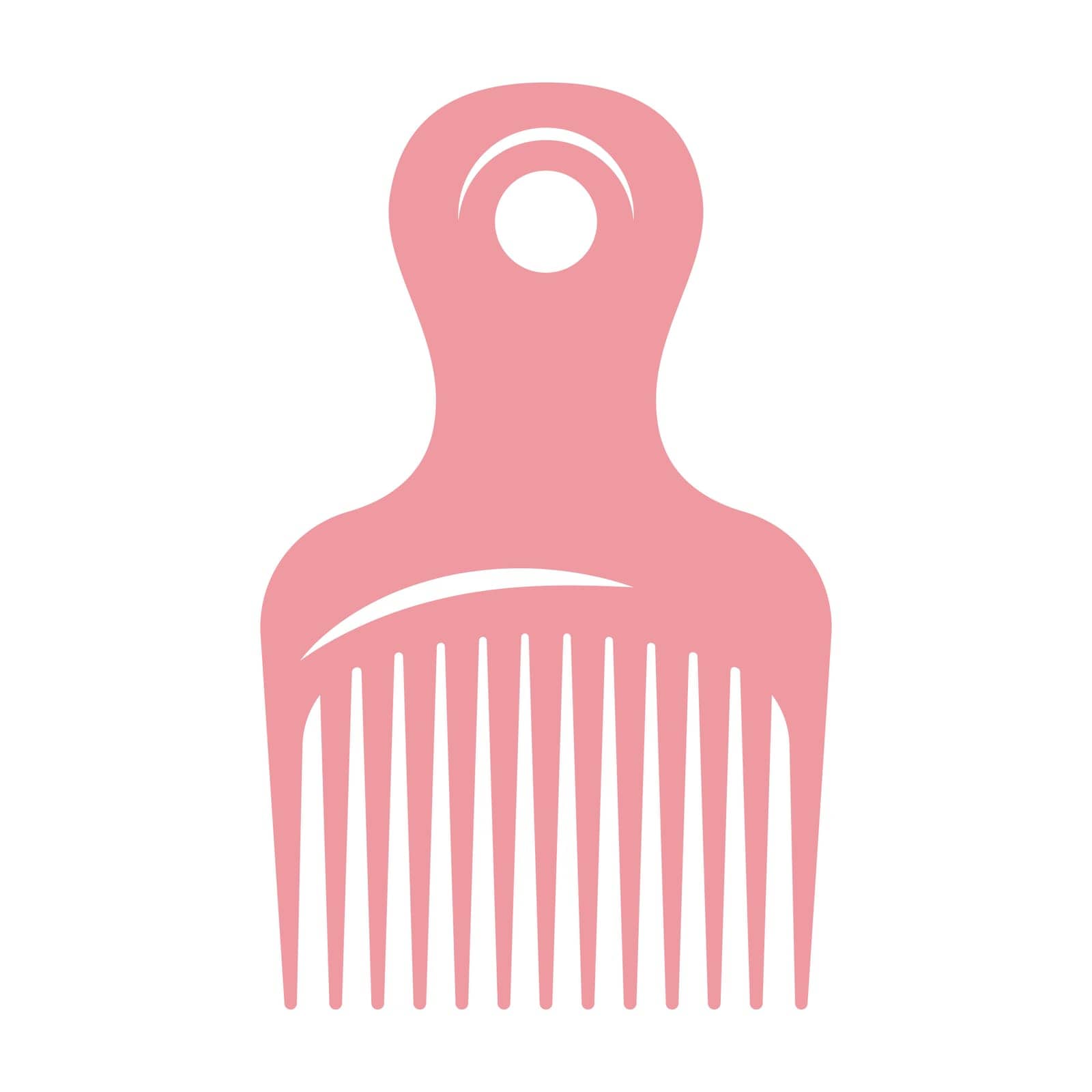 Comb logo icon design illustration