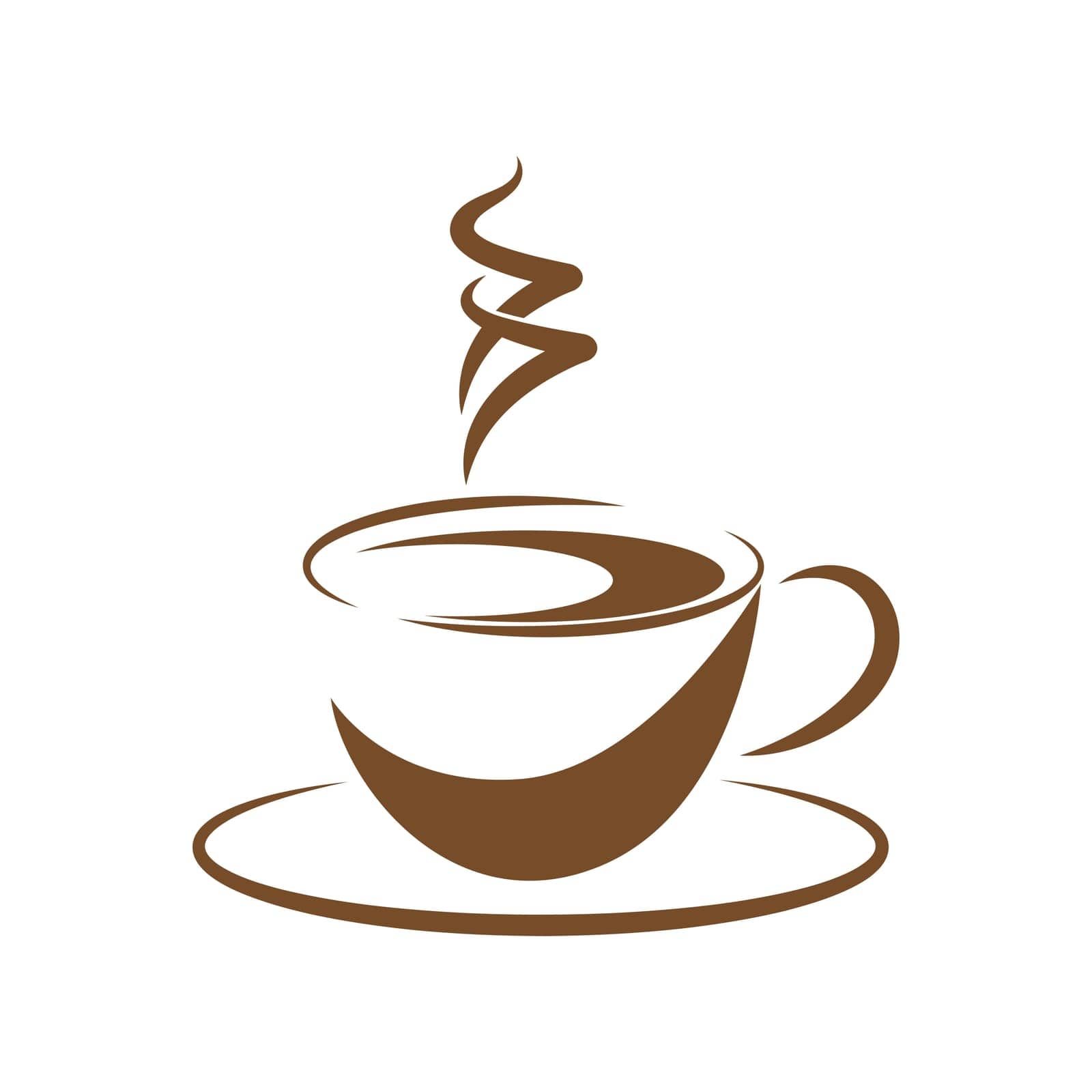 Coffee logo icon design illustration