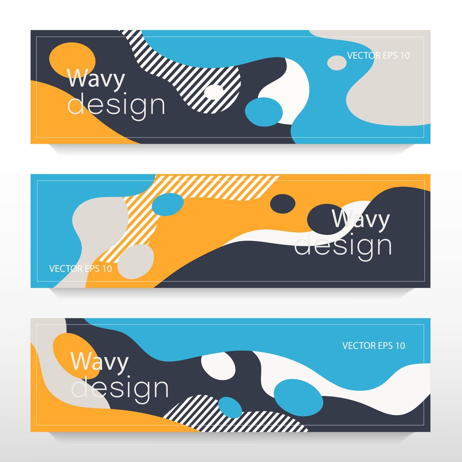Modern flyer design in liquid style. Bright colors of flowing forms.Ideal for advertising, presentations, invitations, cards, etc. EPS 10 vector